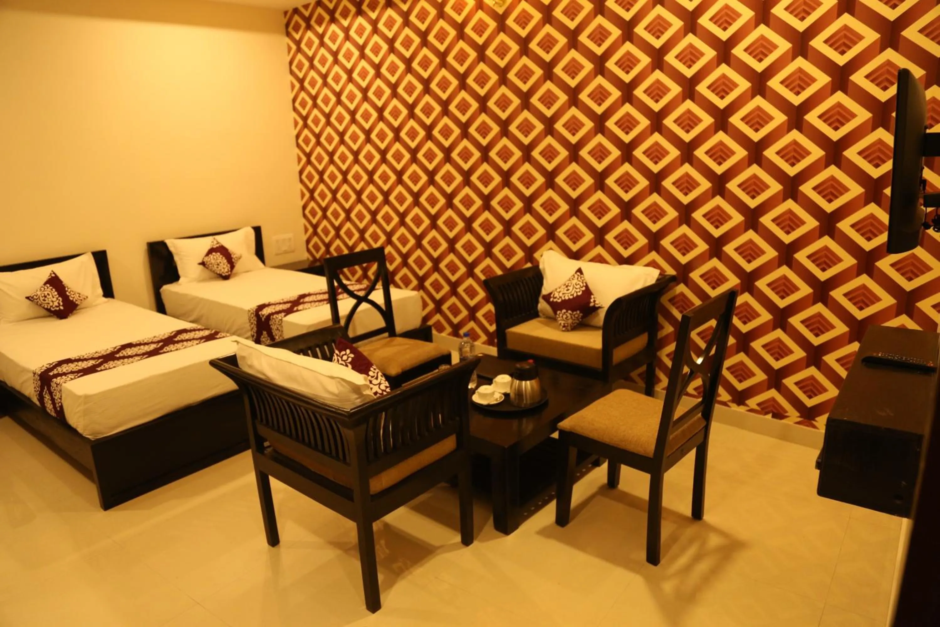 Bedroom, Bed in Om Heritage Haveli