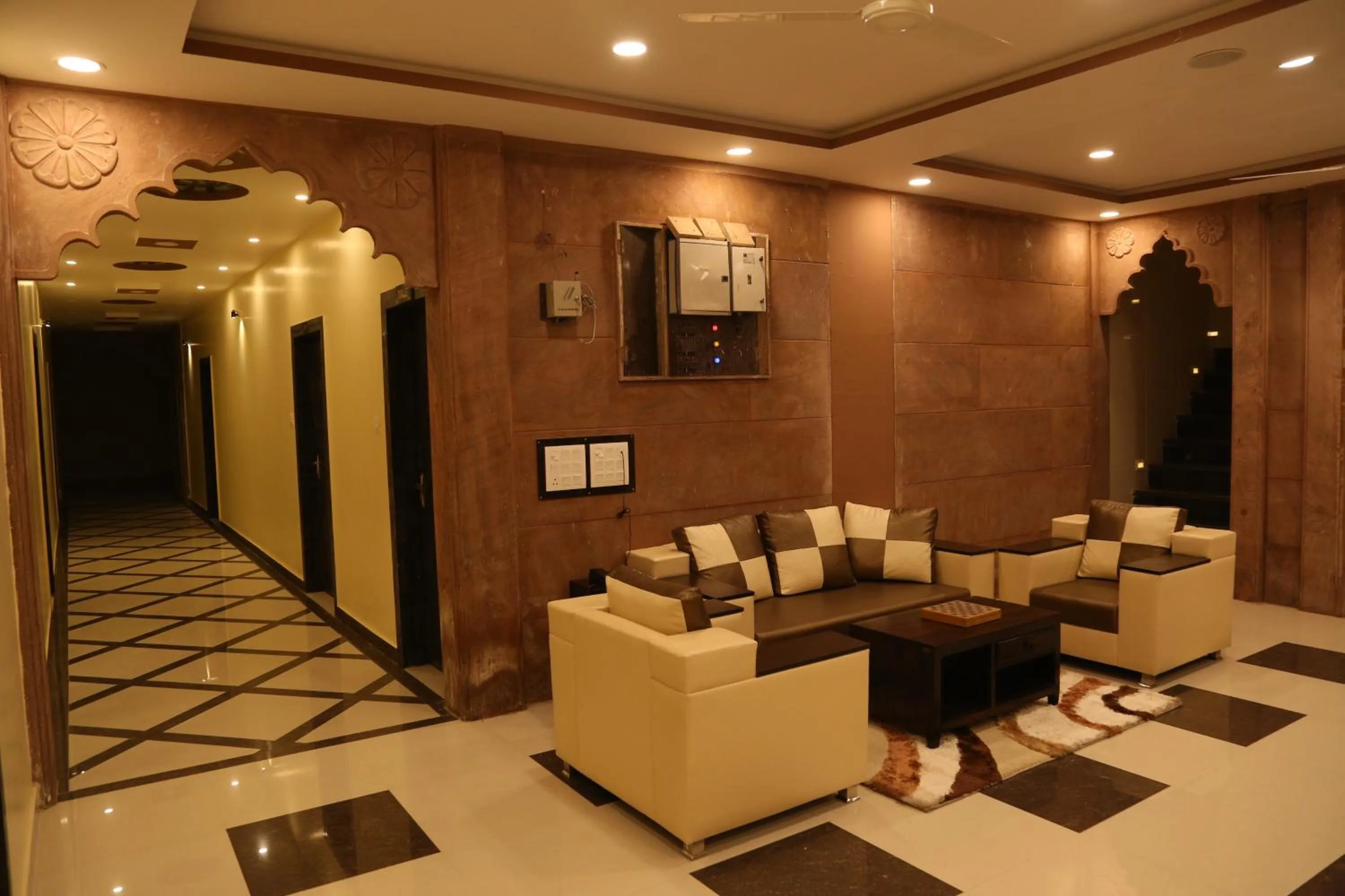 Library in Om Heritage Haveli