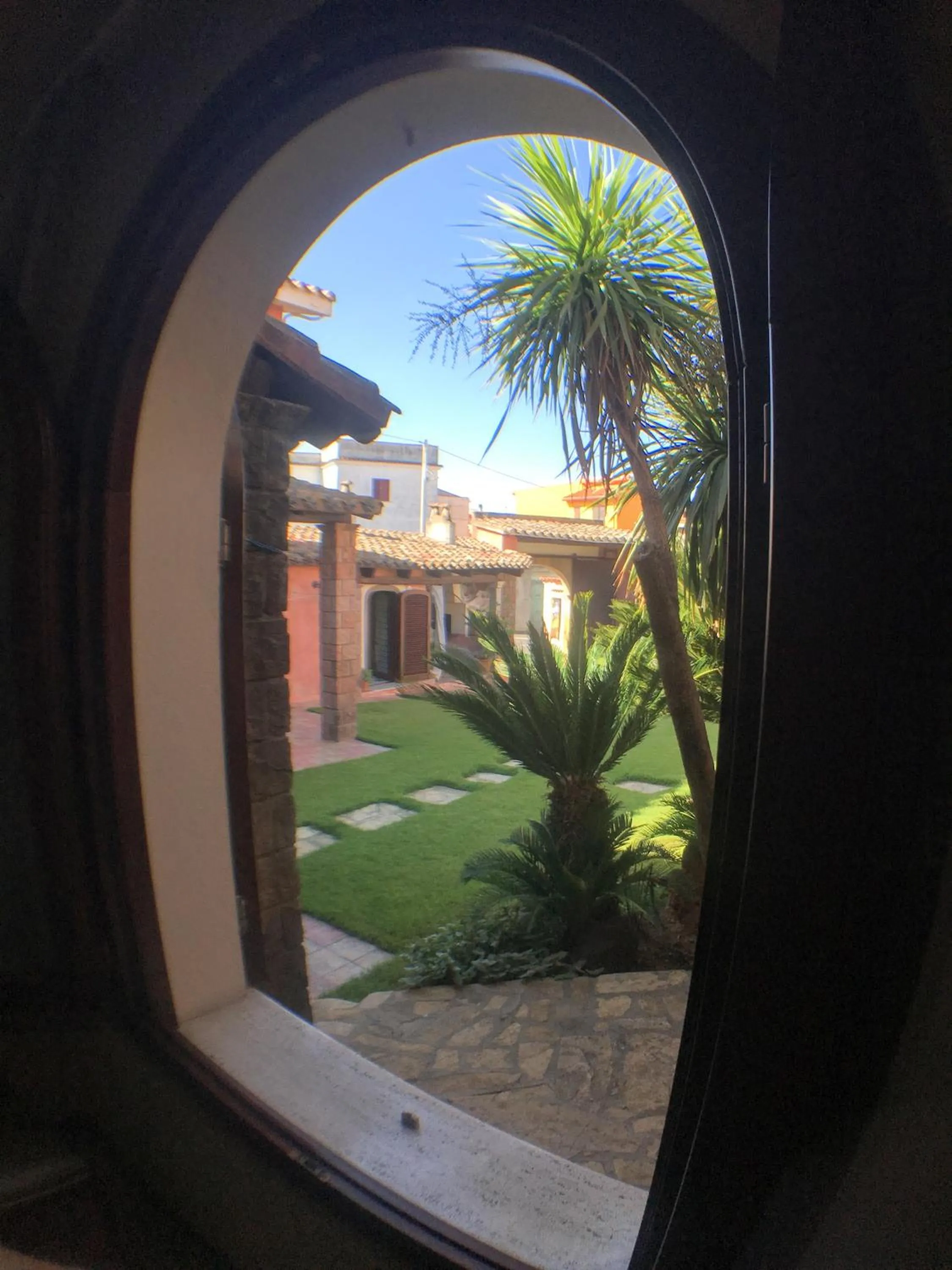 Garden view in Corte Arrubia