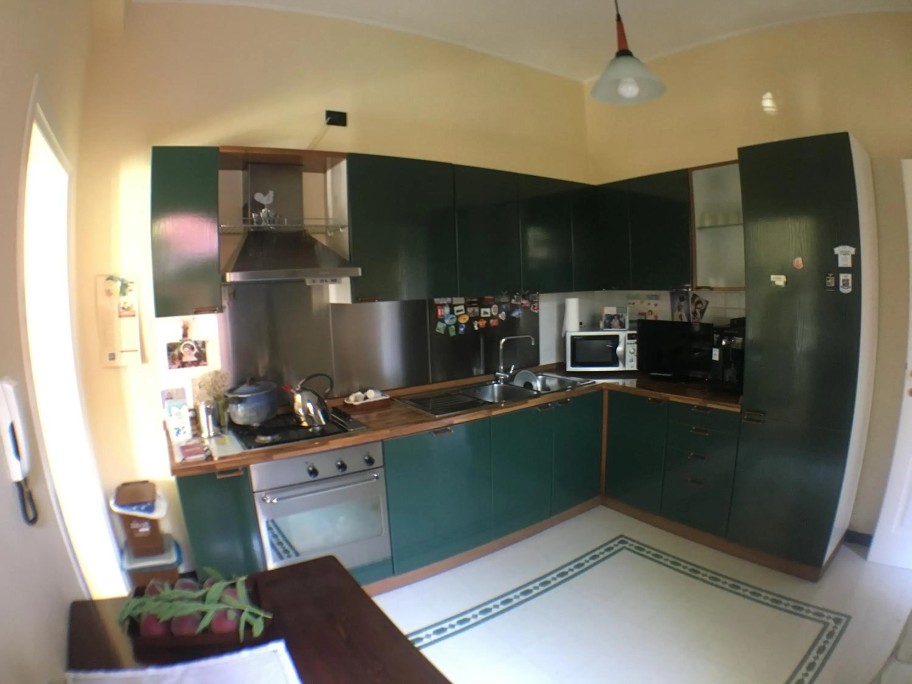 Communal kitchen in Corte Arrubia