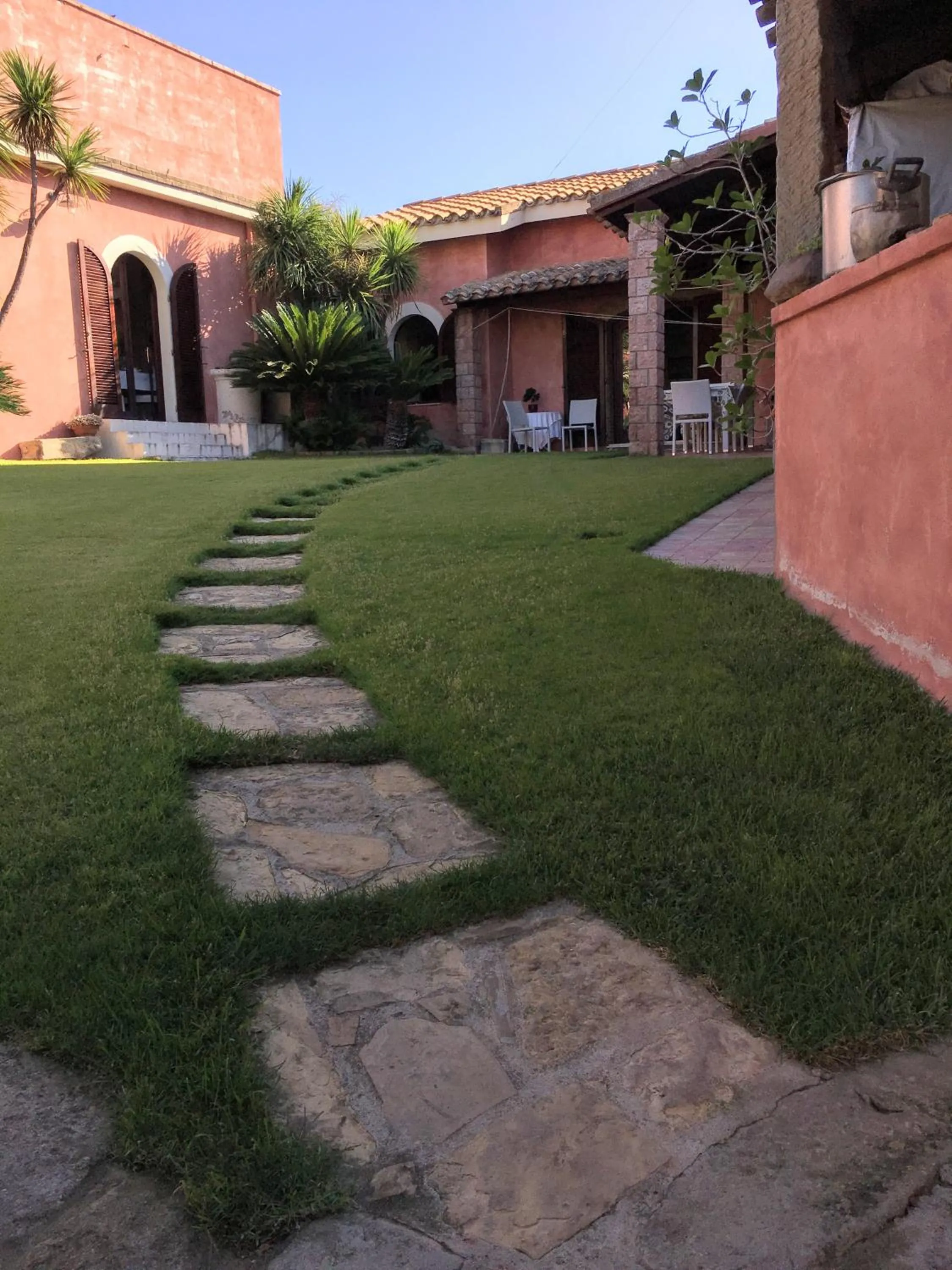 Garden view in Corte Arrubia