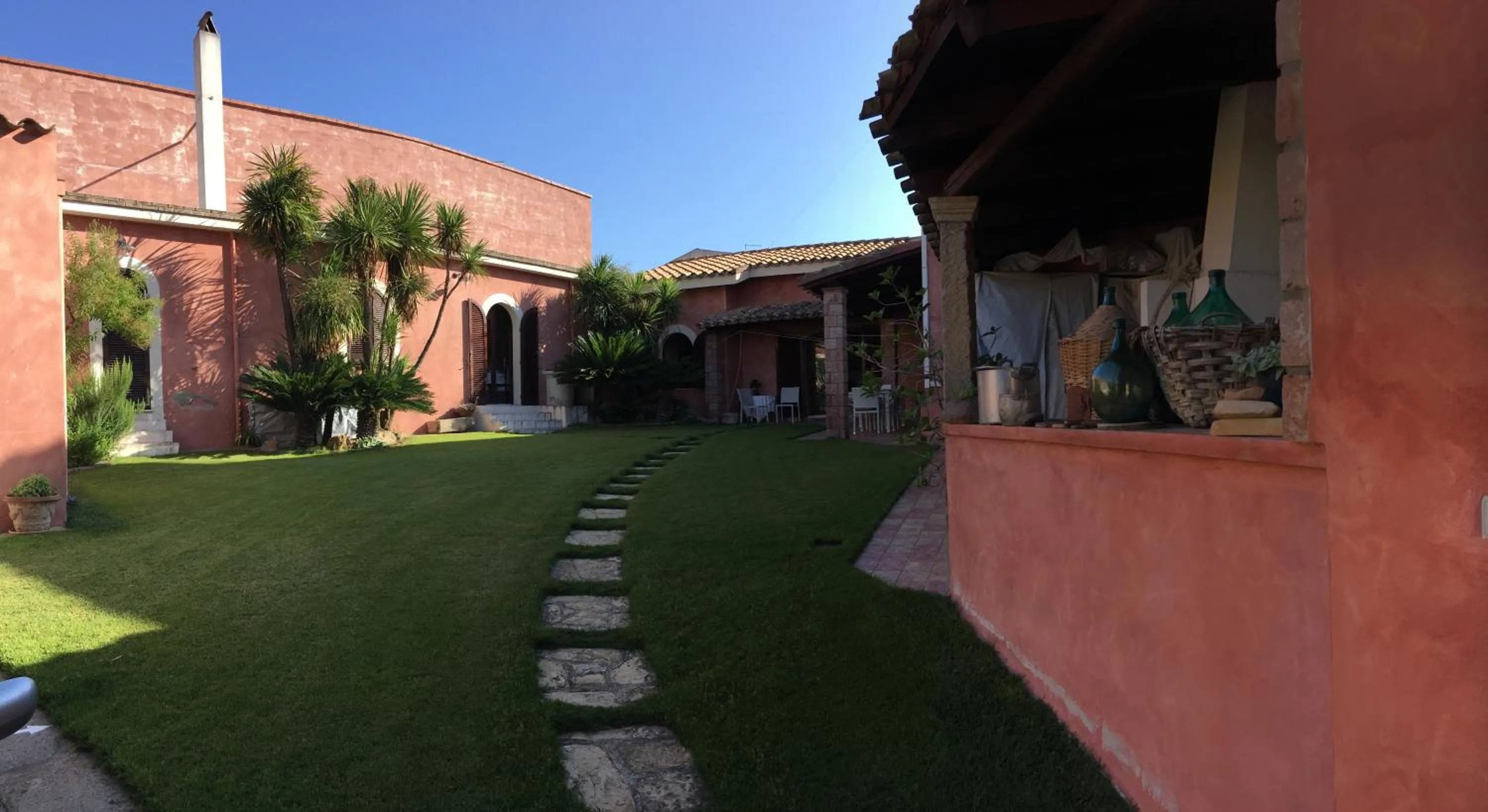 Garden view in Corte Arrubia