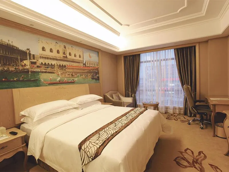 Bed in Vienna Hotel Shanghai Songjiang Development Zone