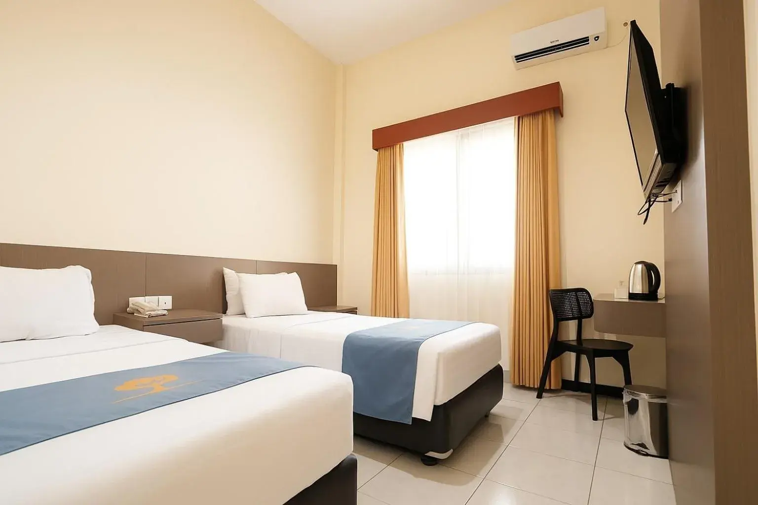 Bed in Ciptaningati Culture Hotel Batu Bed in Ciptaningati Culture Hotel Batu