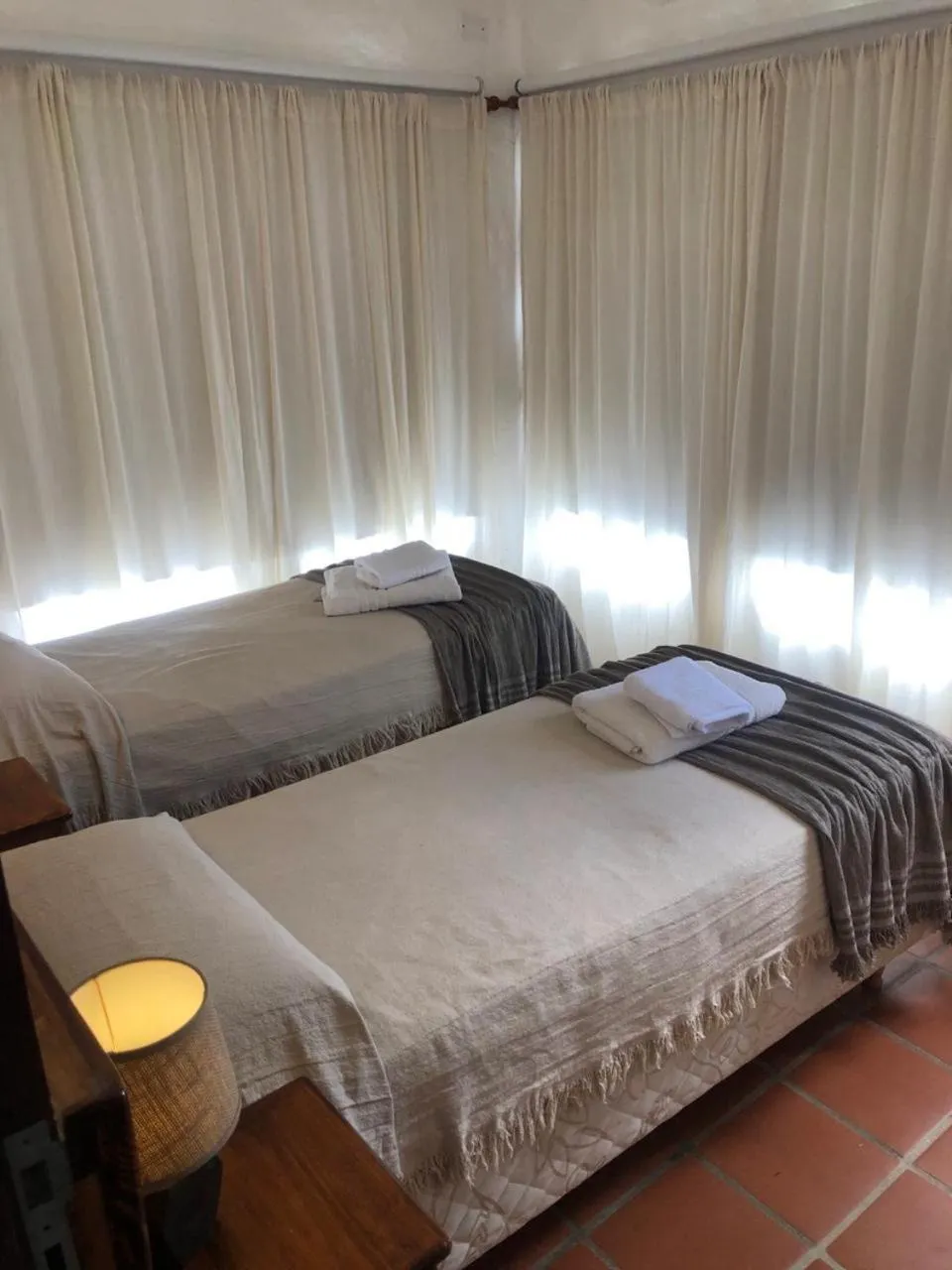 Bed in El Faro de Carpier - ApartHotel & Restaurante Bar Cafetería