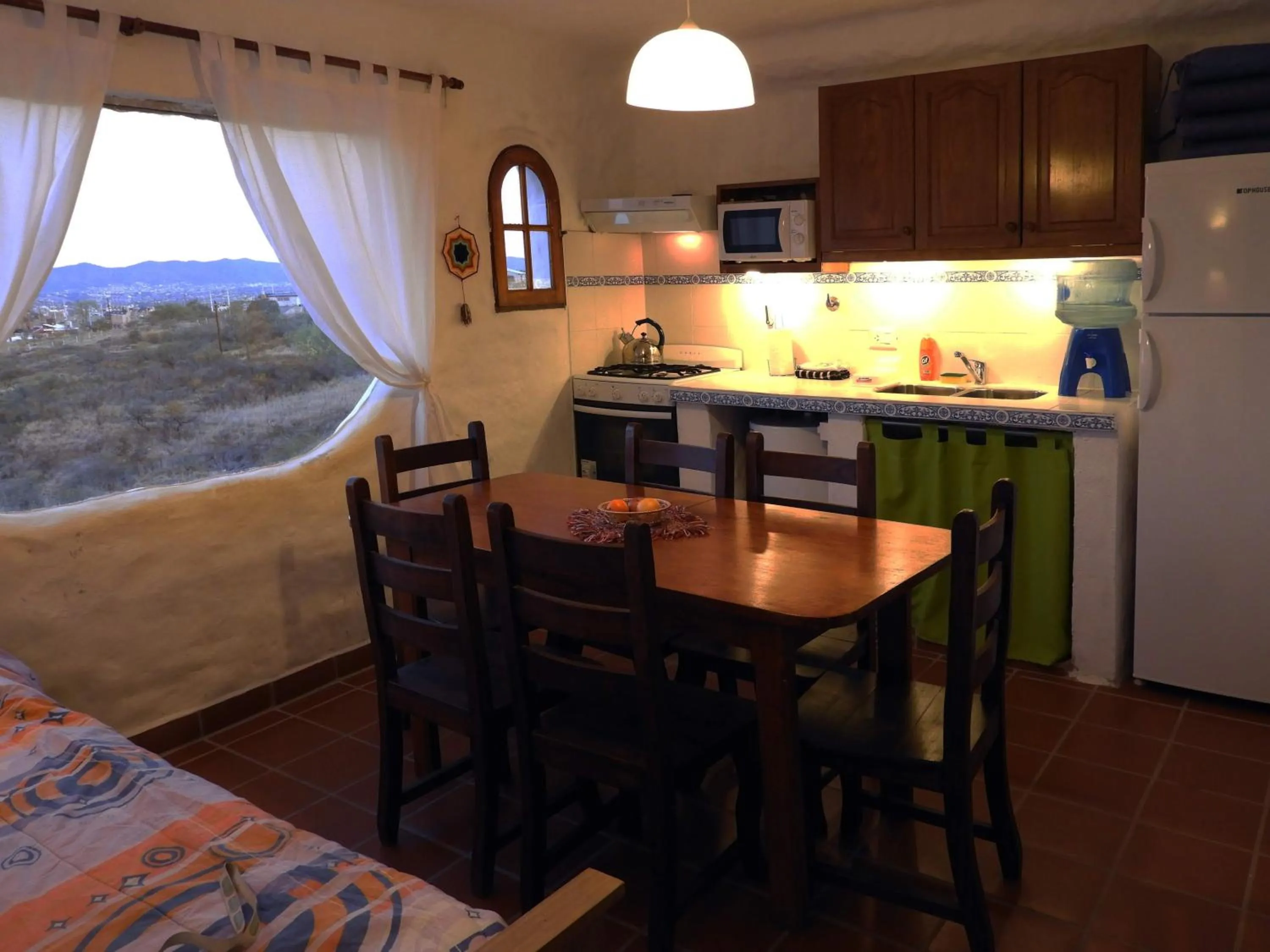 Kitchen or kitchenette in El Faro de Carpier - ApartHotel & Restaurante Bar Cafetería