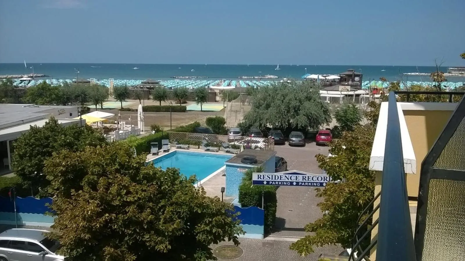 Pool view in Residence Record