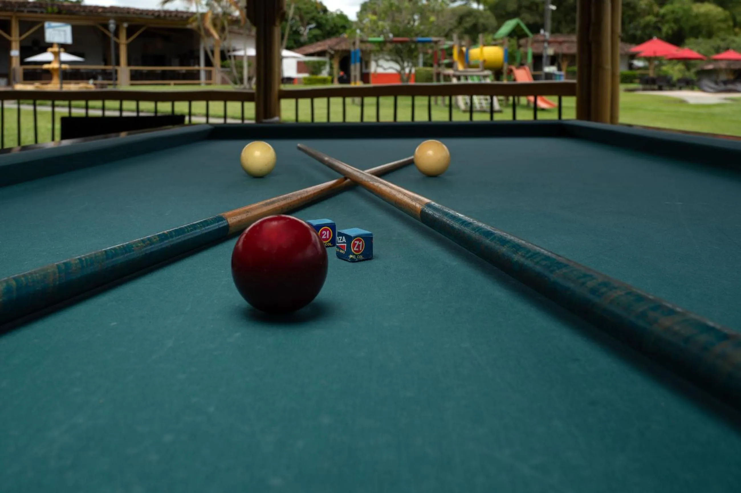 Billiard in Hotel Campestre Montecarlo