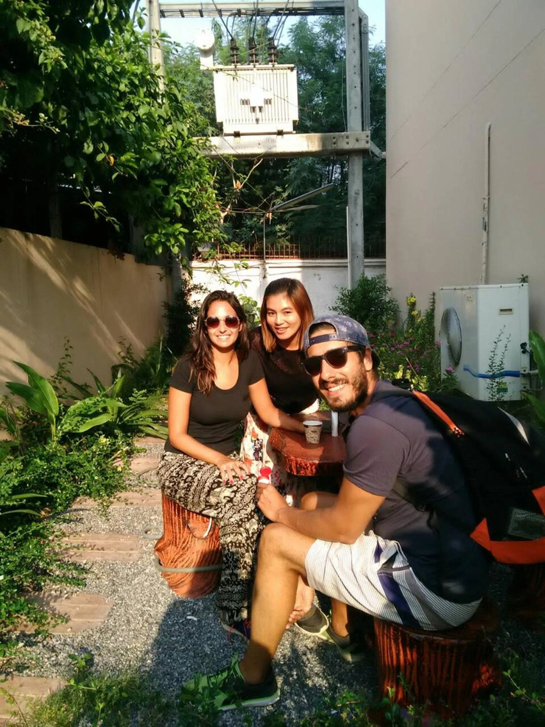 group of guests in A&S Residence Kanchanaburi