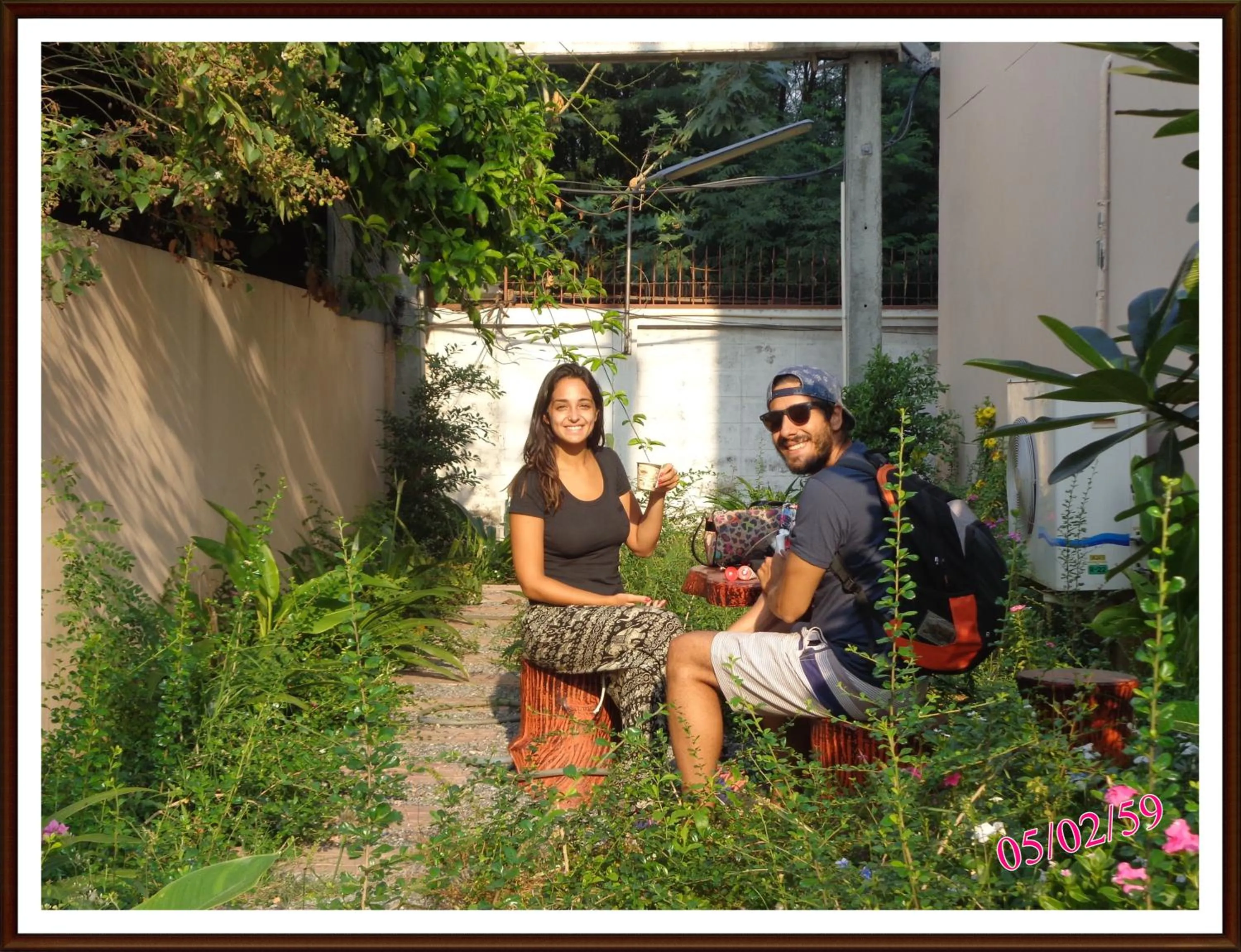 group of guests in A&S Residence Kanchanaburi