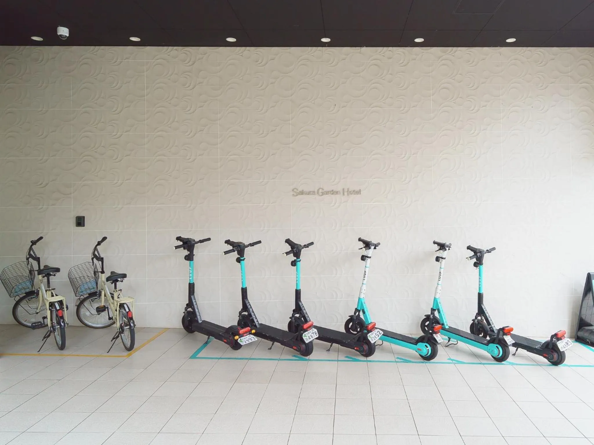 Cycling in Sakura Garden Hotel