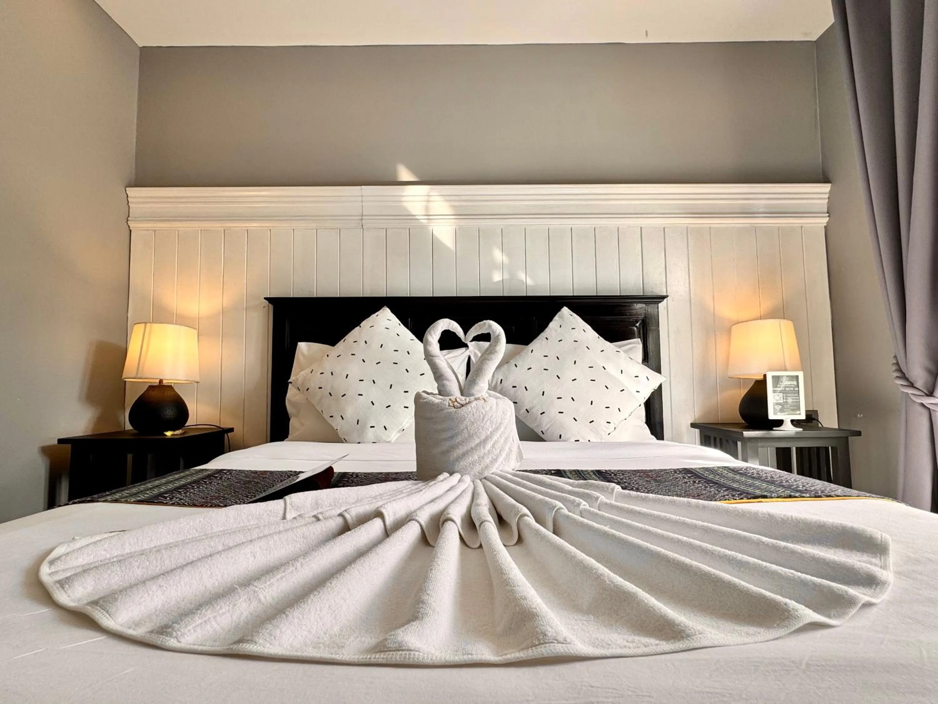 Bed in WUA LAI Boutique Hotel Chiang Mai