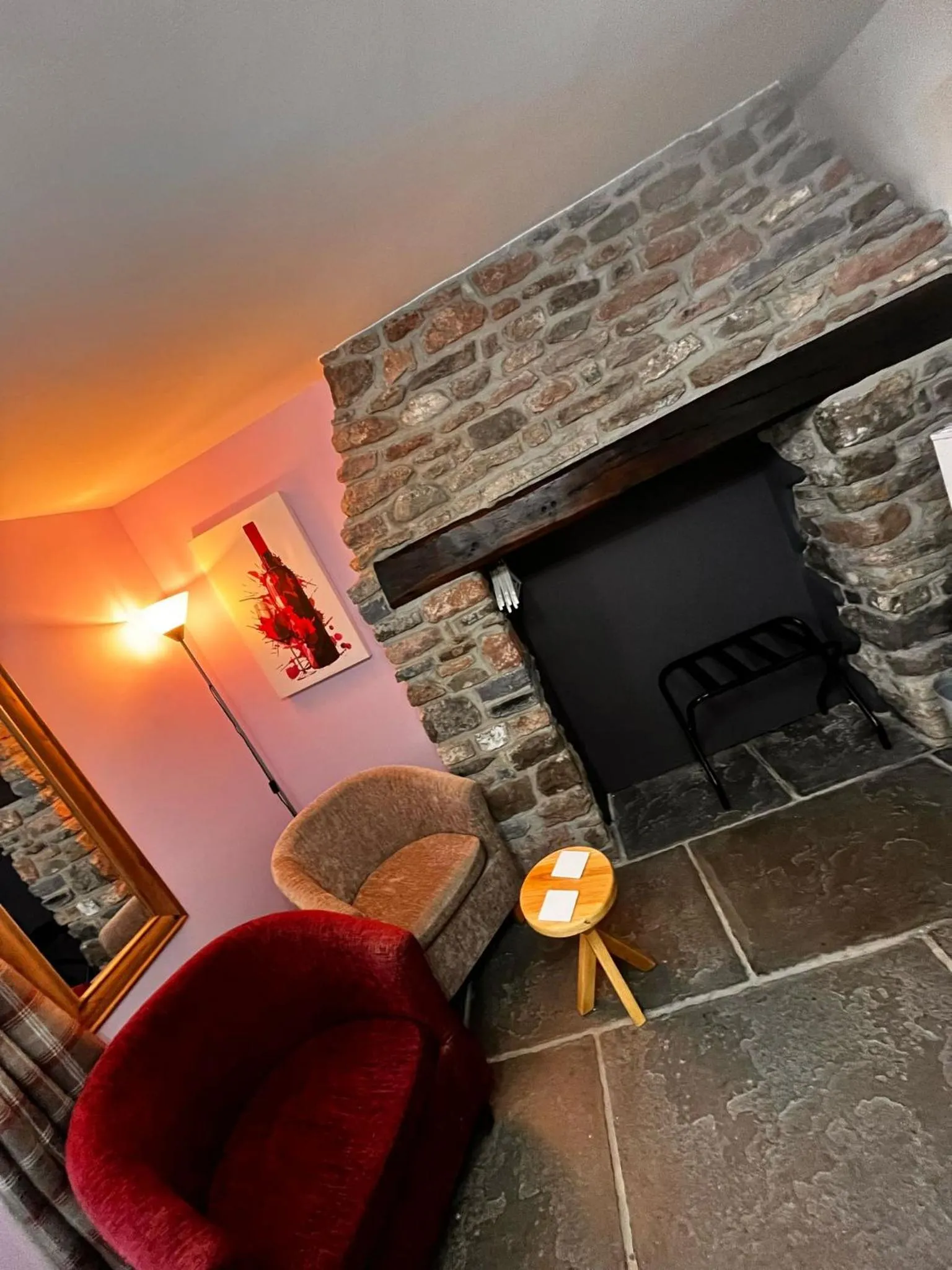 Seating area in Old Manor House