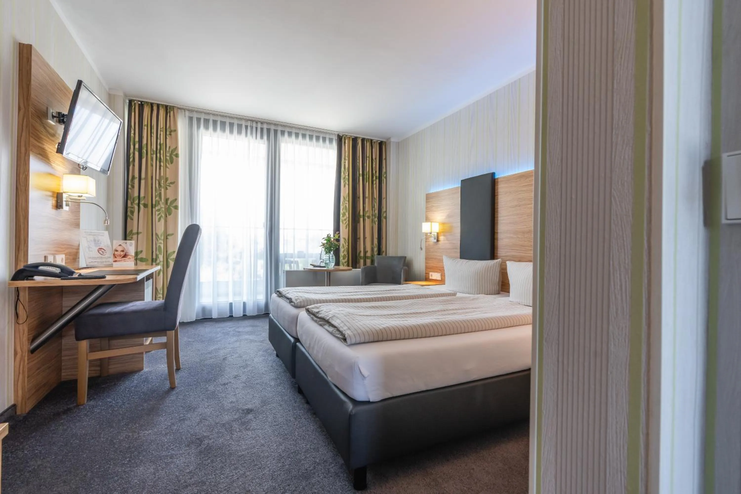 Bed in Seehotel Forst