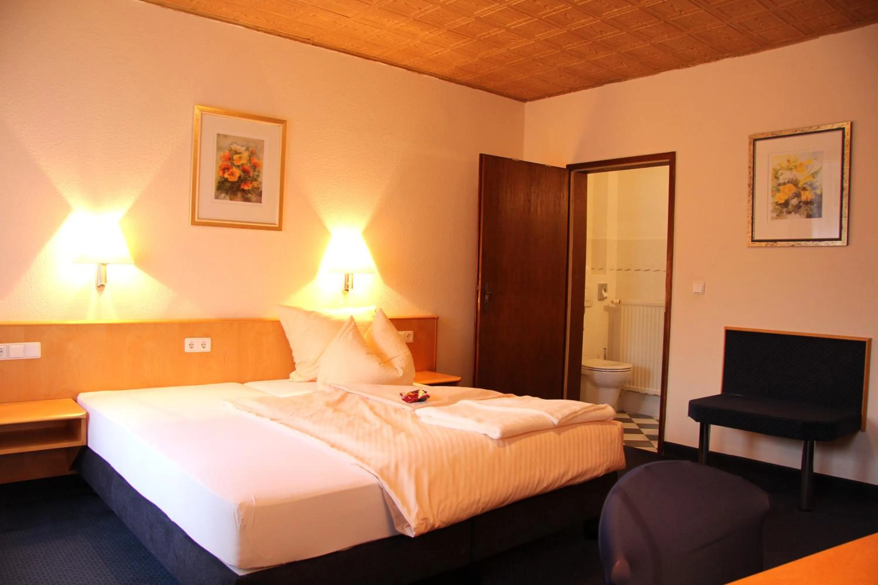 Bed in Hotel Klinger