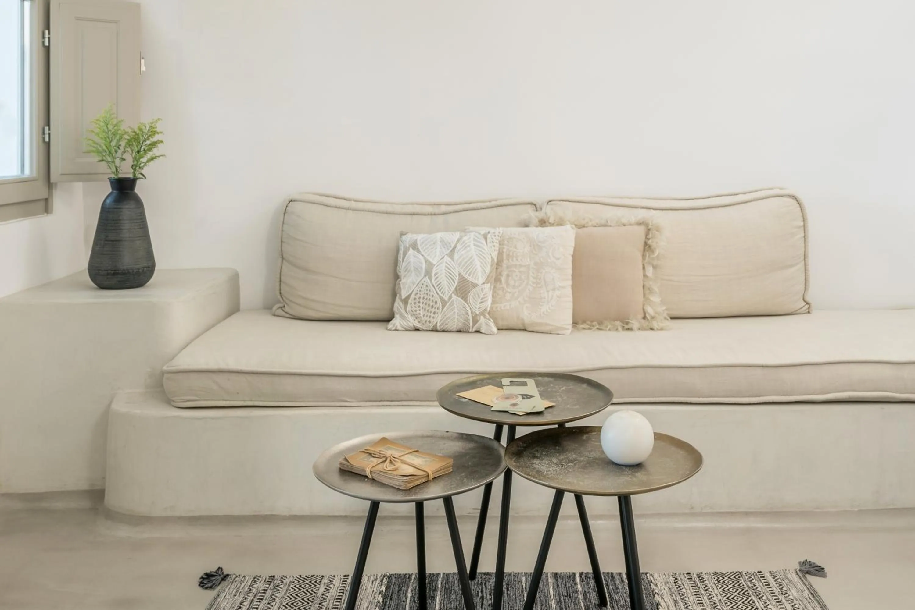 Living room in Cocoon Suites