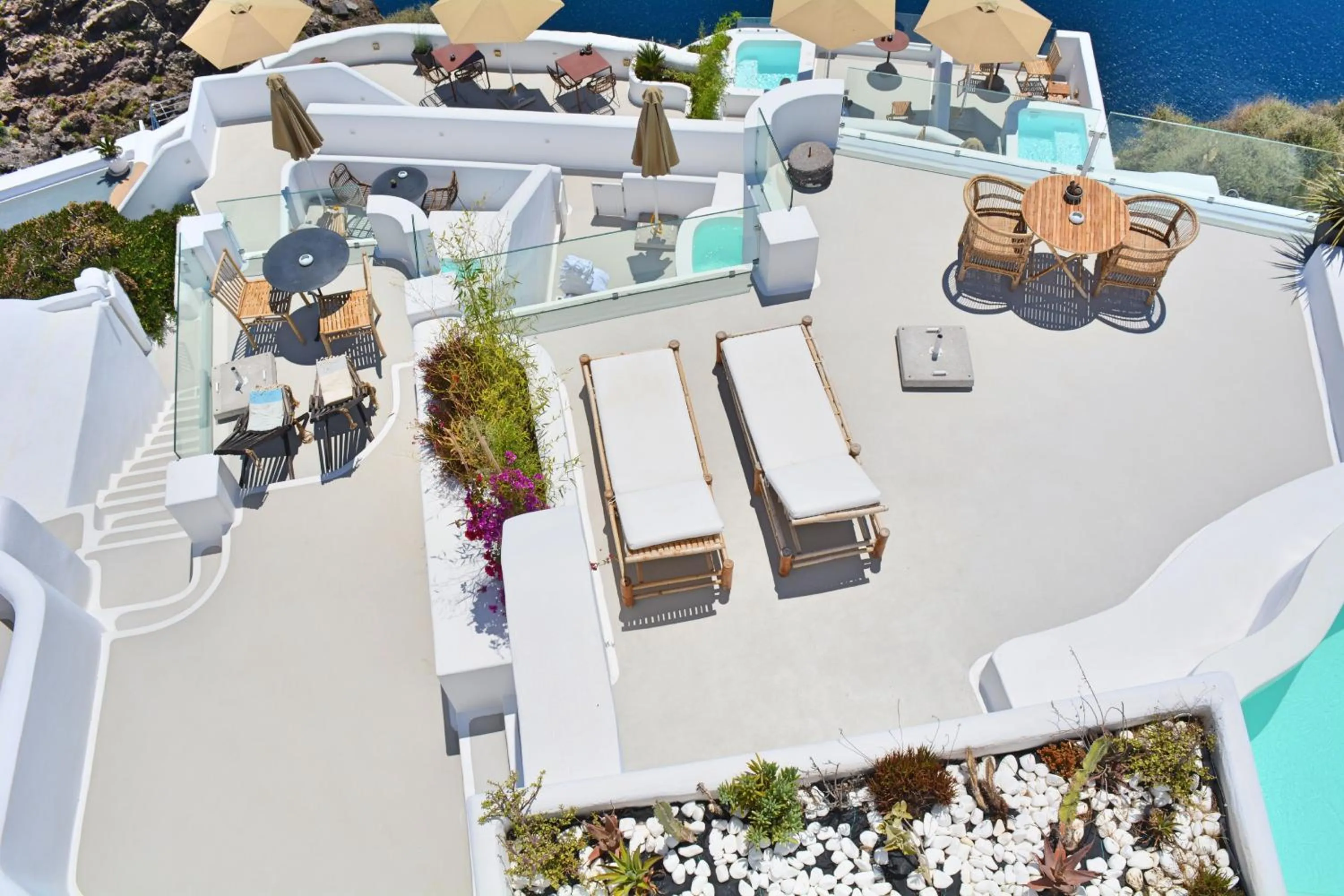 Patio in Cocoon Suites