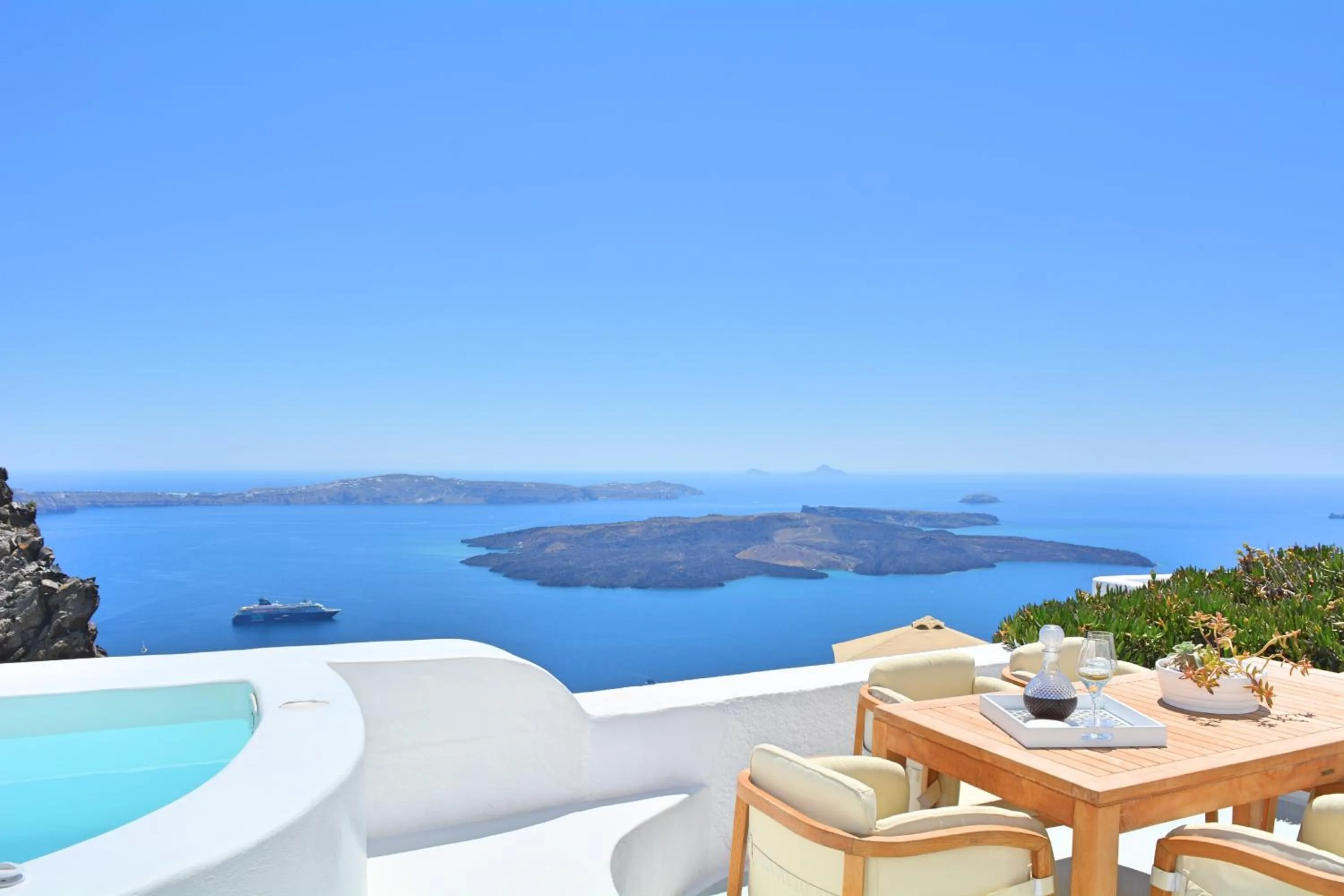 Patio in Cocoon Suites