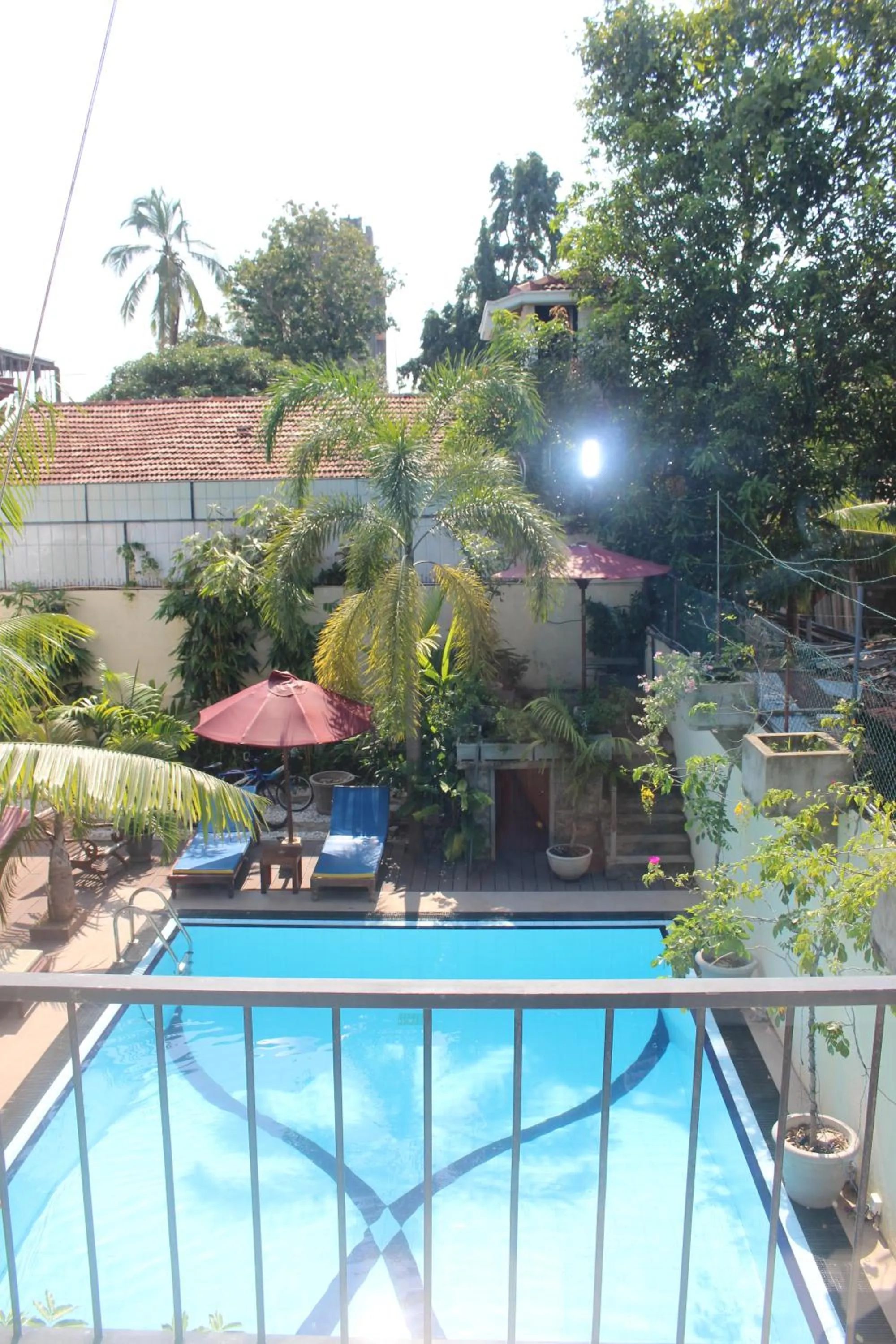 Pool view in Villa Kapuru