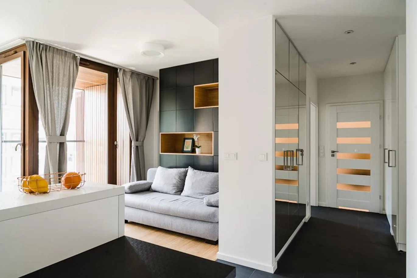 Photo of the whole room, Bed in Warsaw Aparthotel