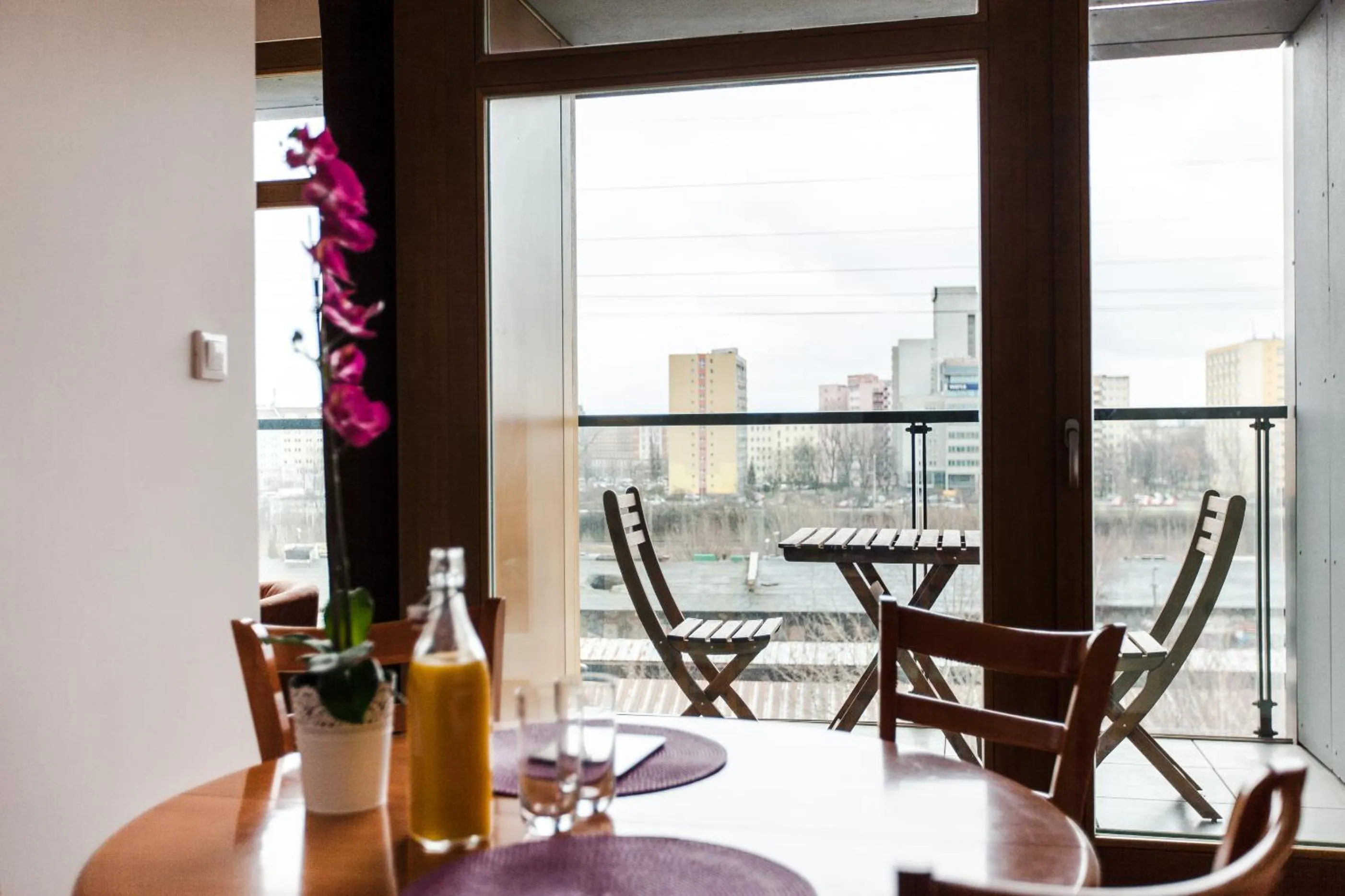 Patio in Warsaw Aparthotel