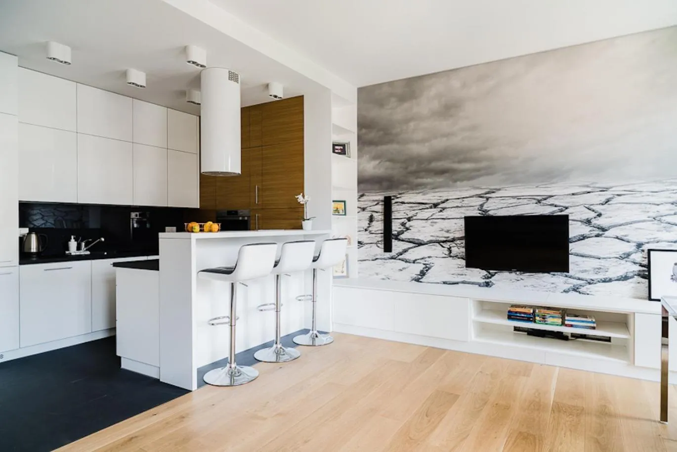 Living room in Warsaw Aparthotel