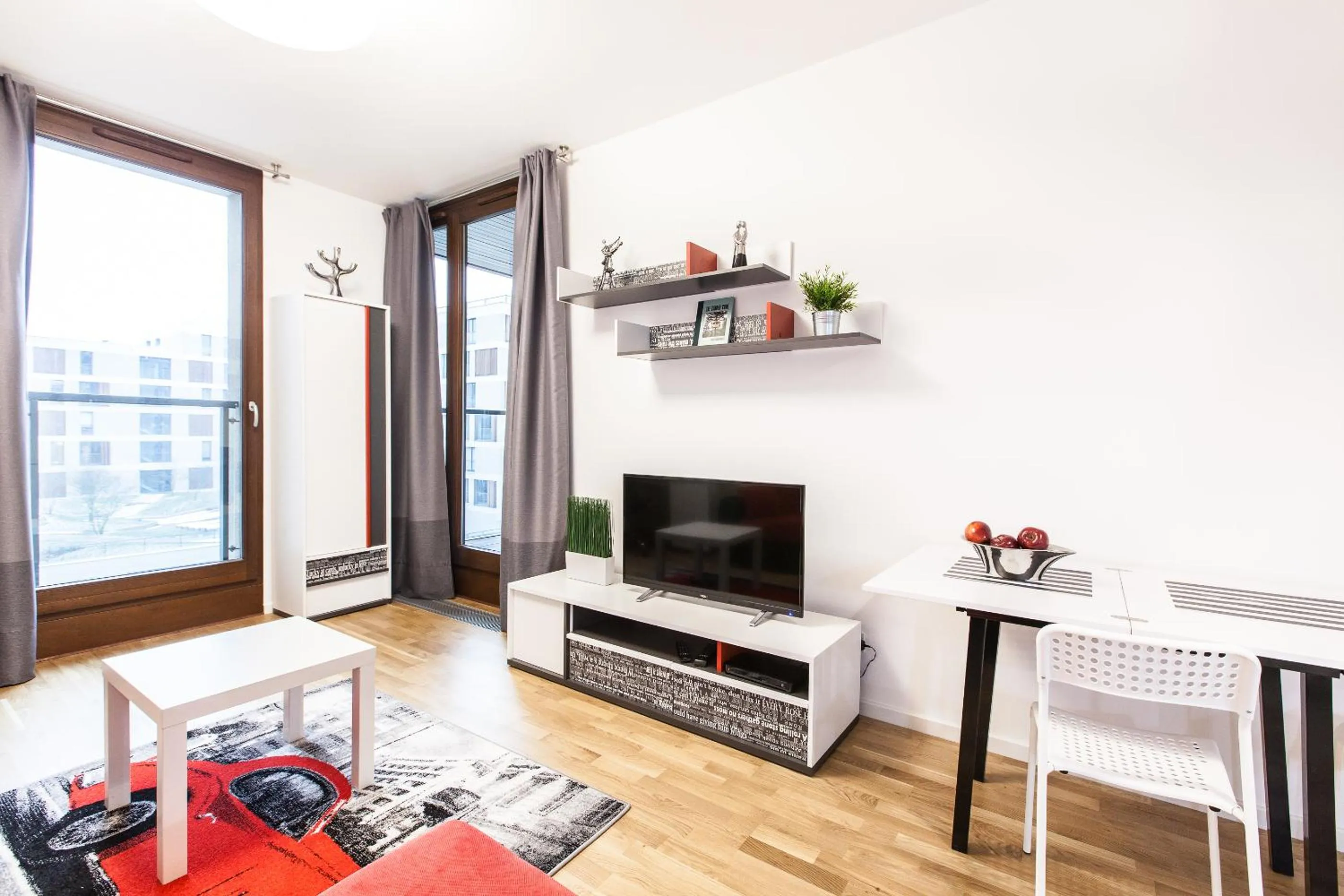 Living room in Warsaw Aparthotel