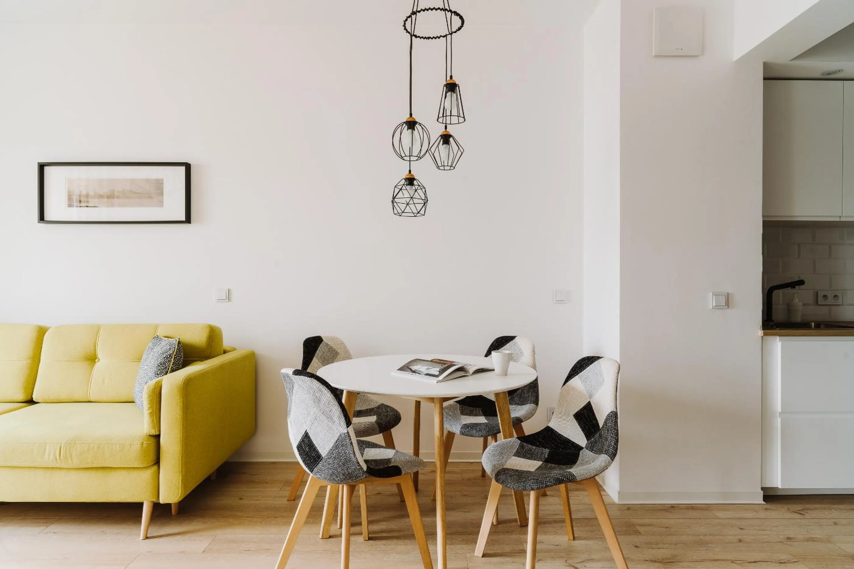 Kitchen or kitchenette in Warsaw Aparthotel