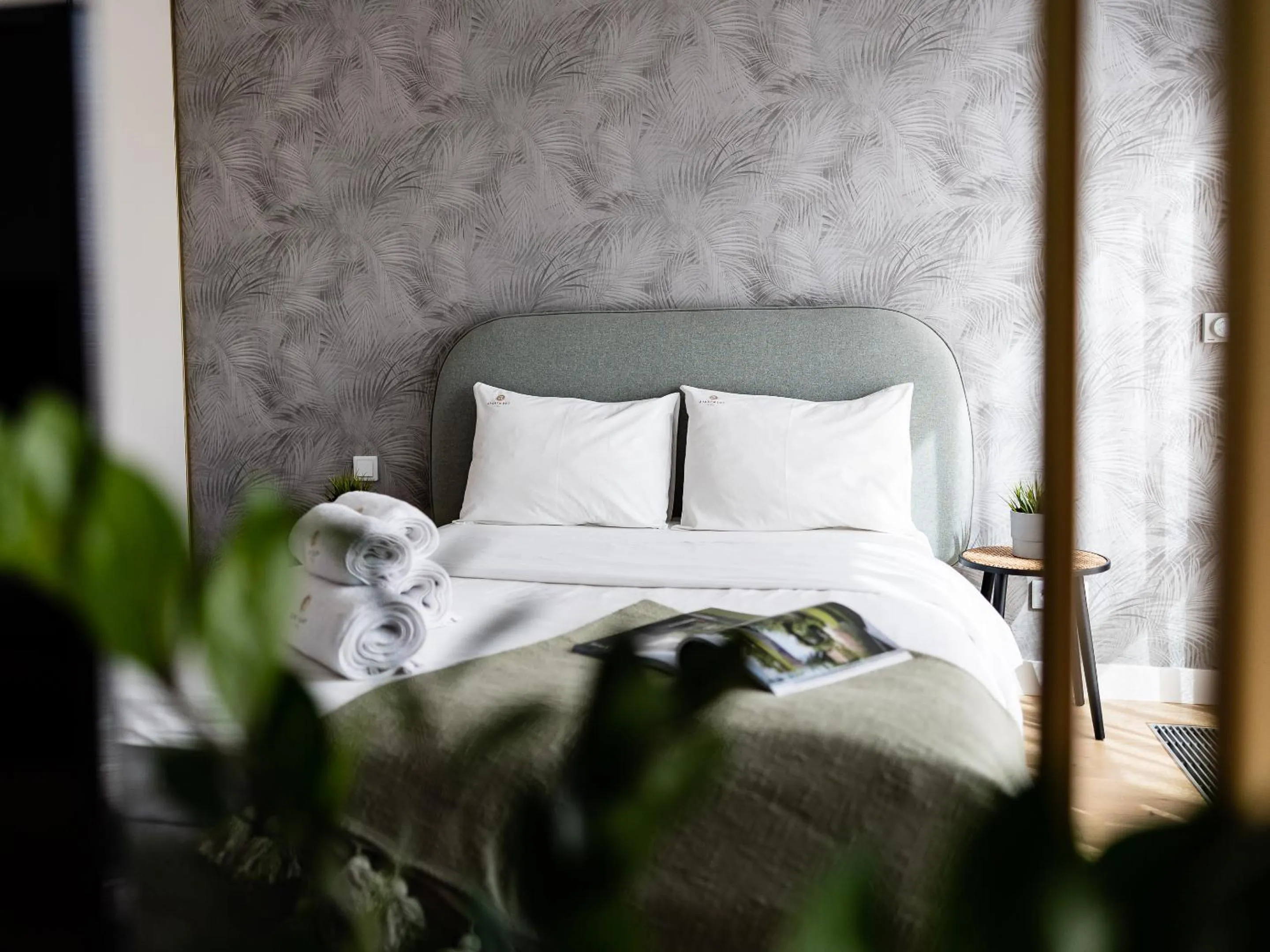 Bedroom, Bed in Warsaw Aparthotel