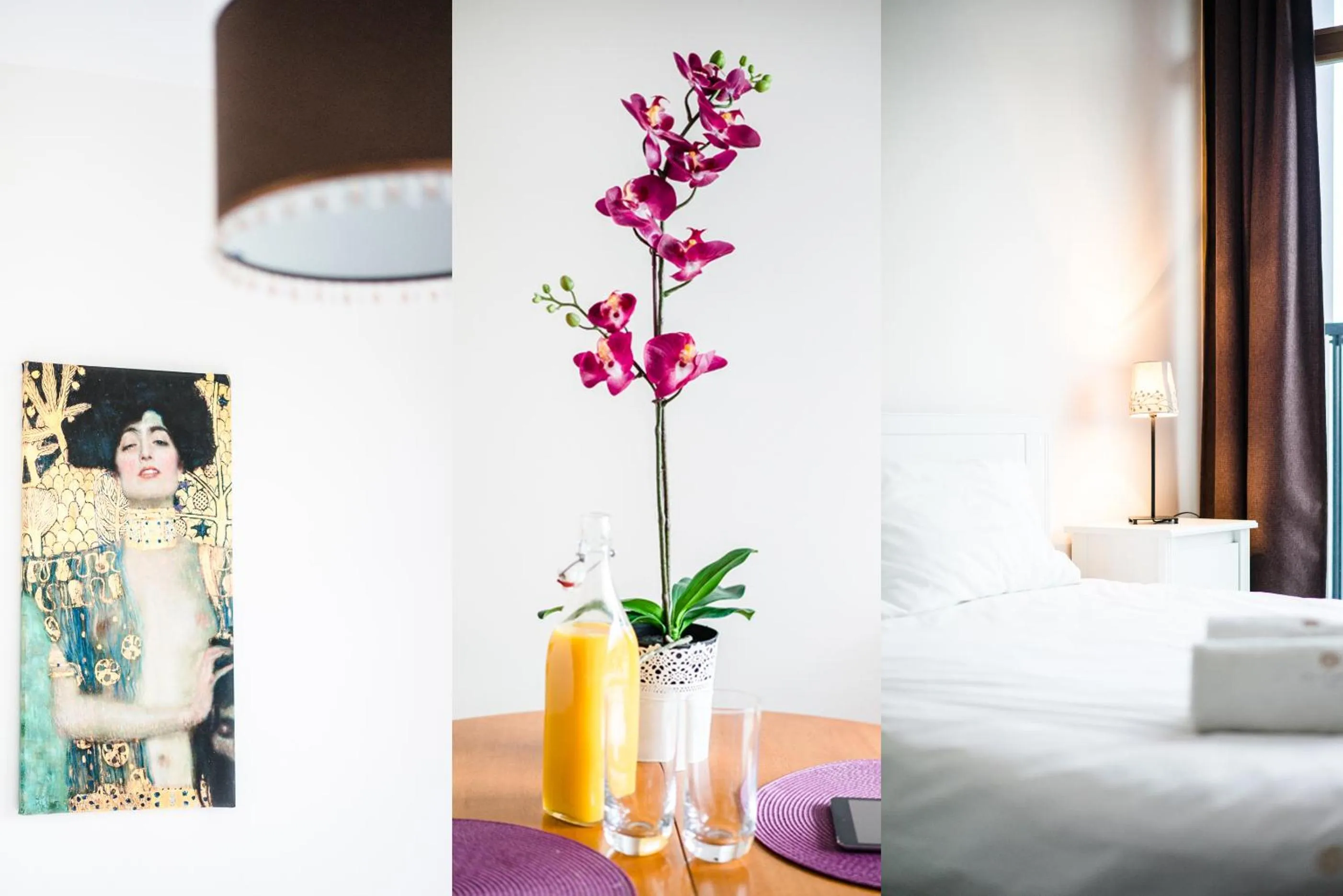 Bed in Warsaw Aparthotel