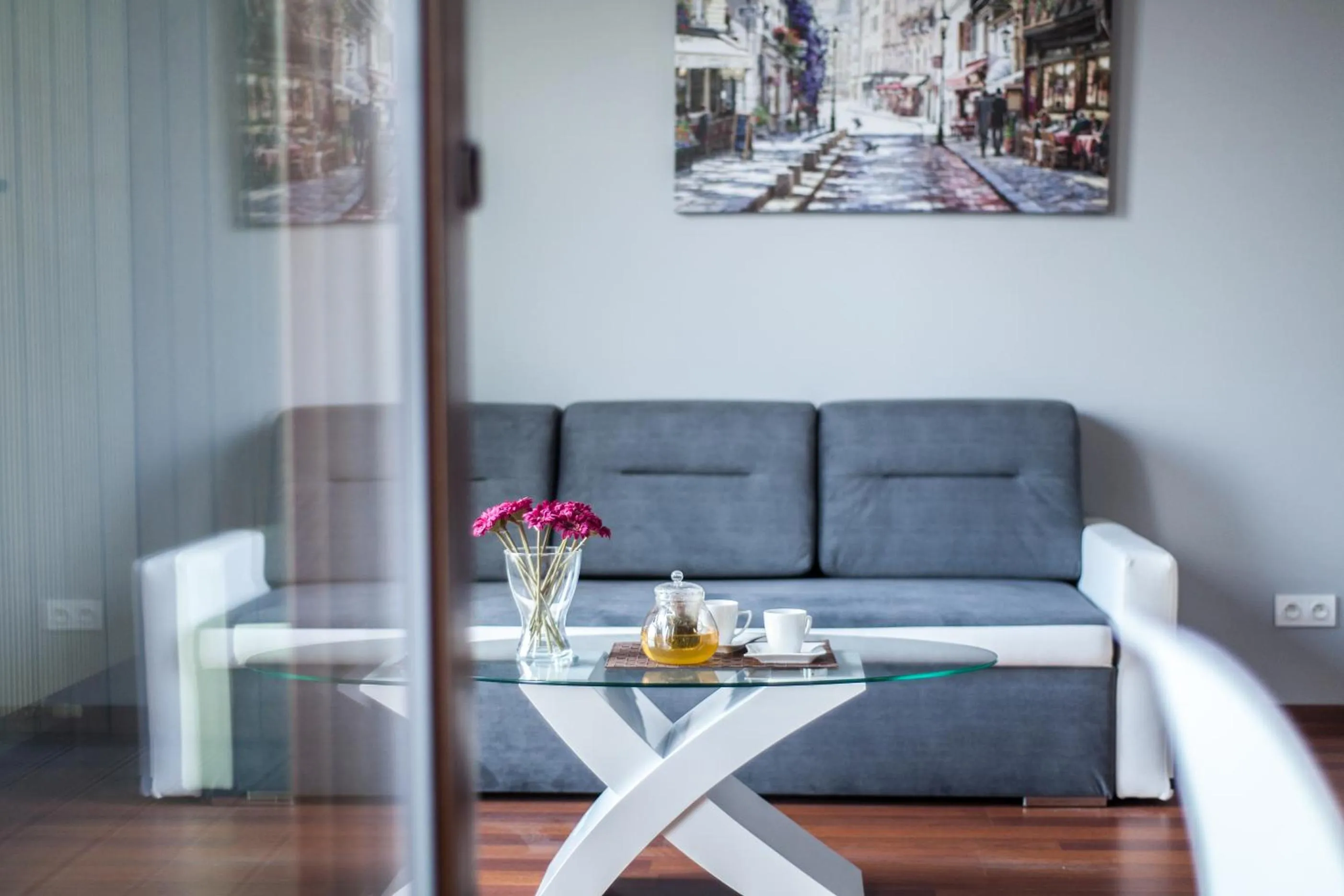 Living room in Warsaw Aparthotel