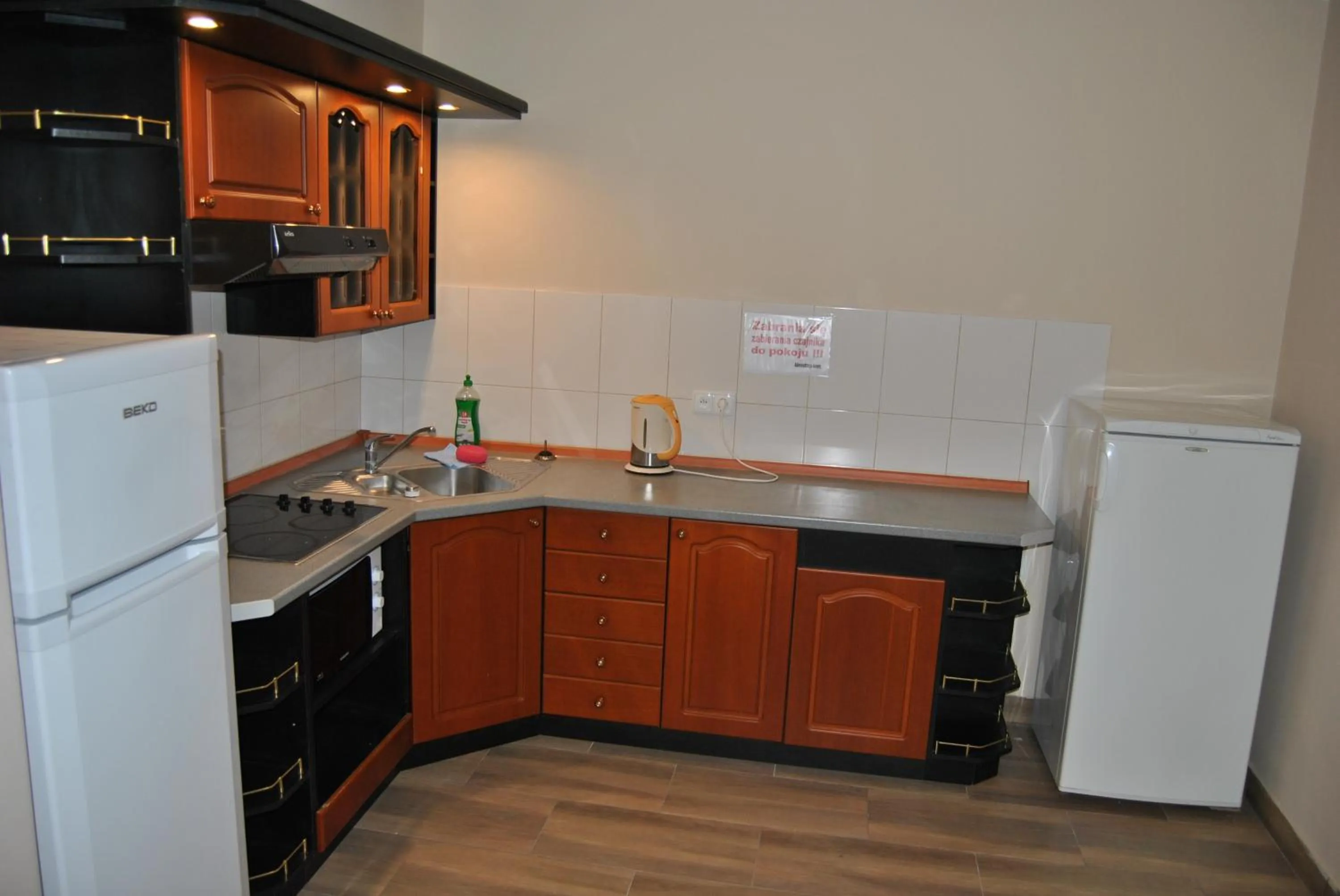 Communal kitchen in Hotel Gościniec