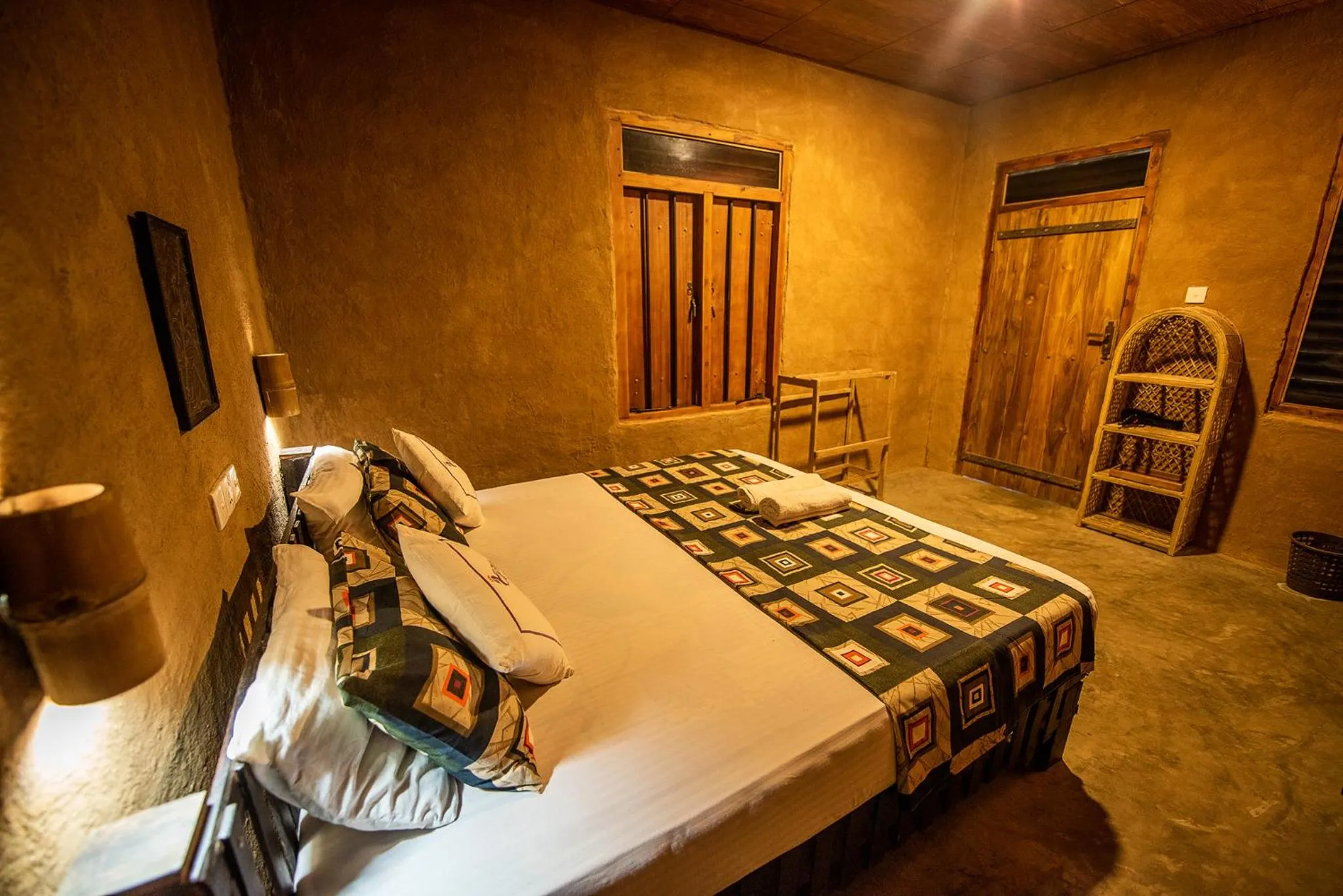 Bed in Private Organic House