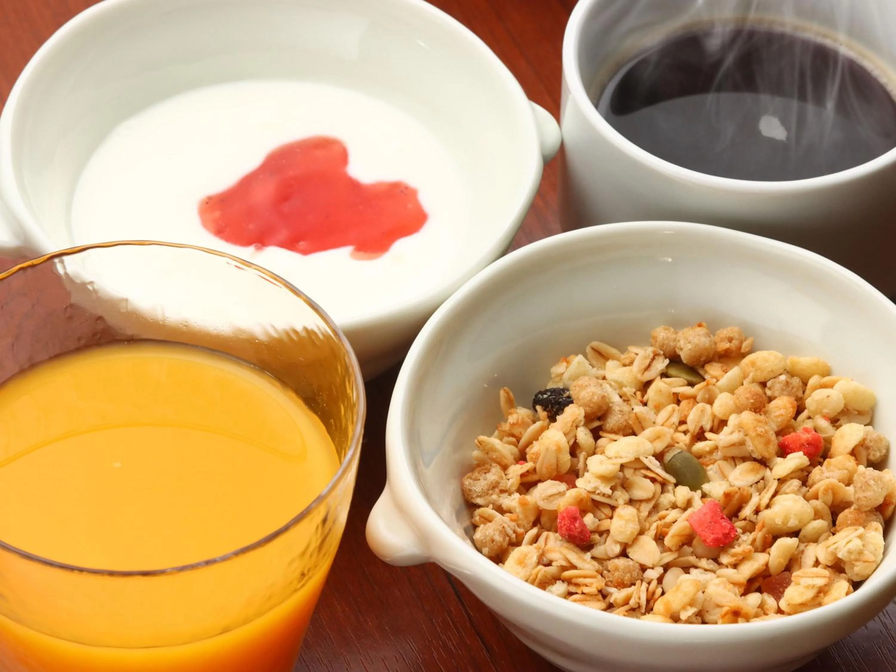 Buffet breakfast in Hakuba Tsugaike Sunrise Tanne