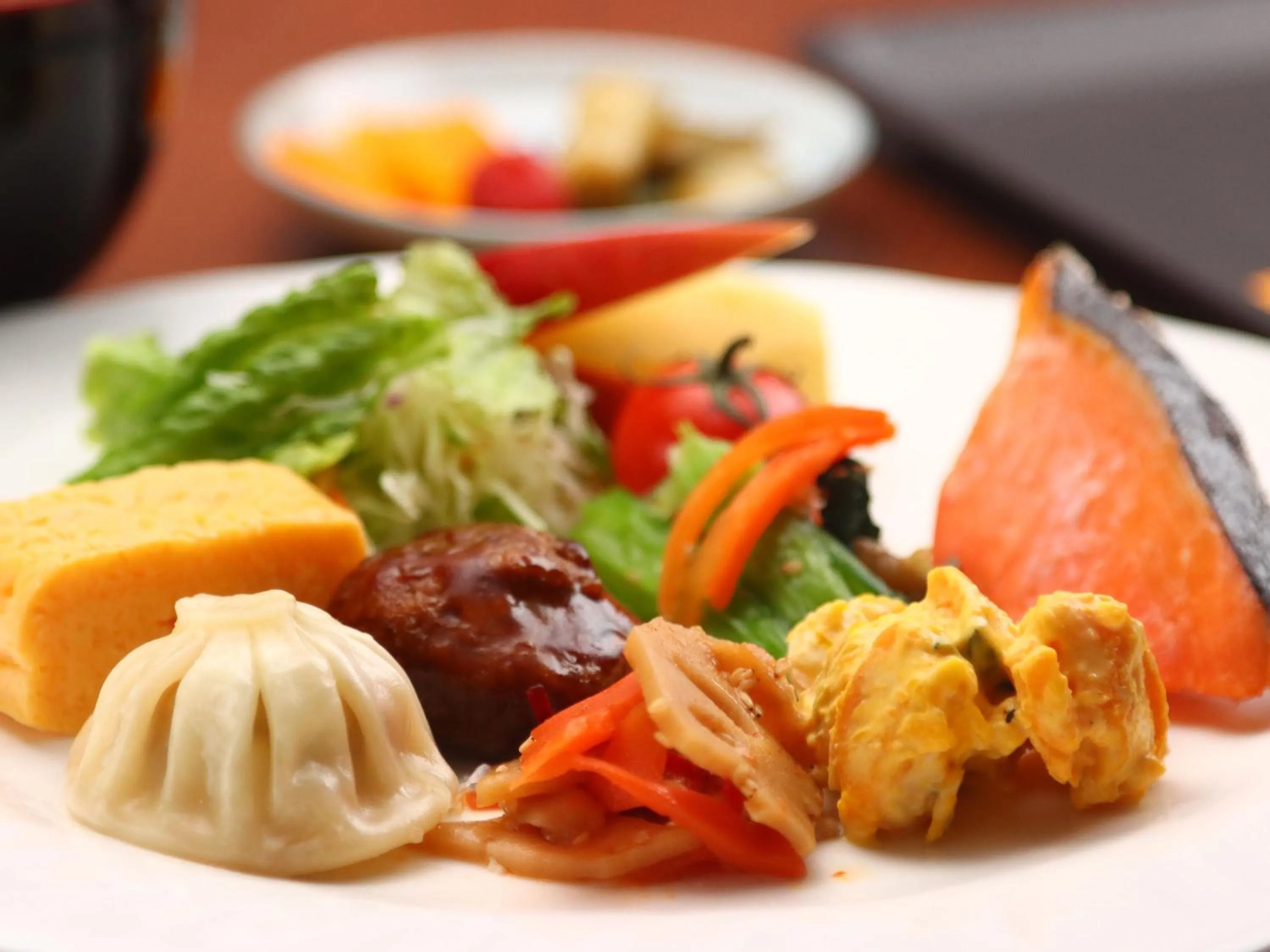 Buffet breakfast in Hakuba Tsugaike Sunrise Tanne