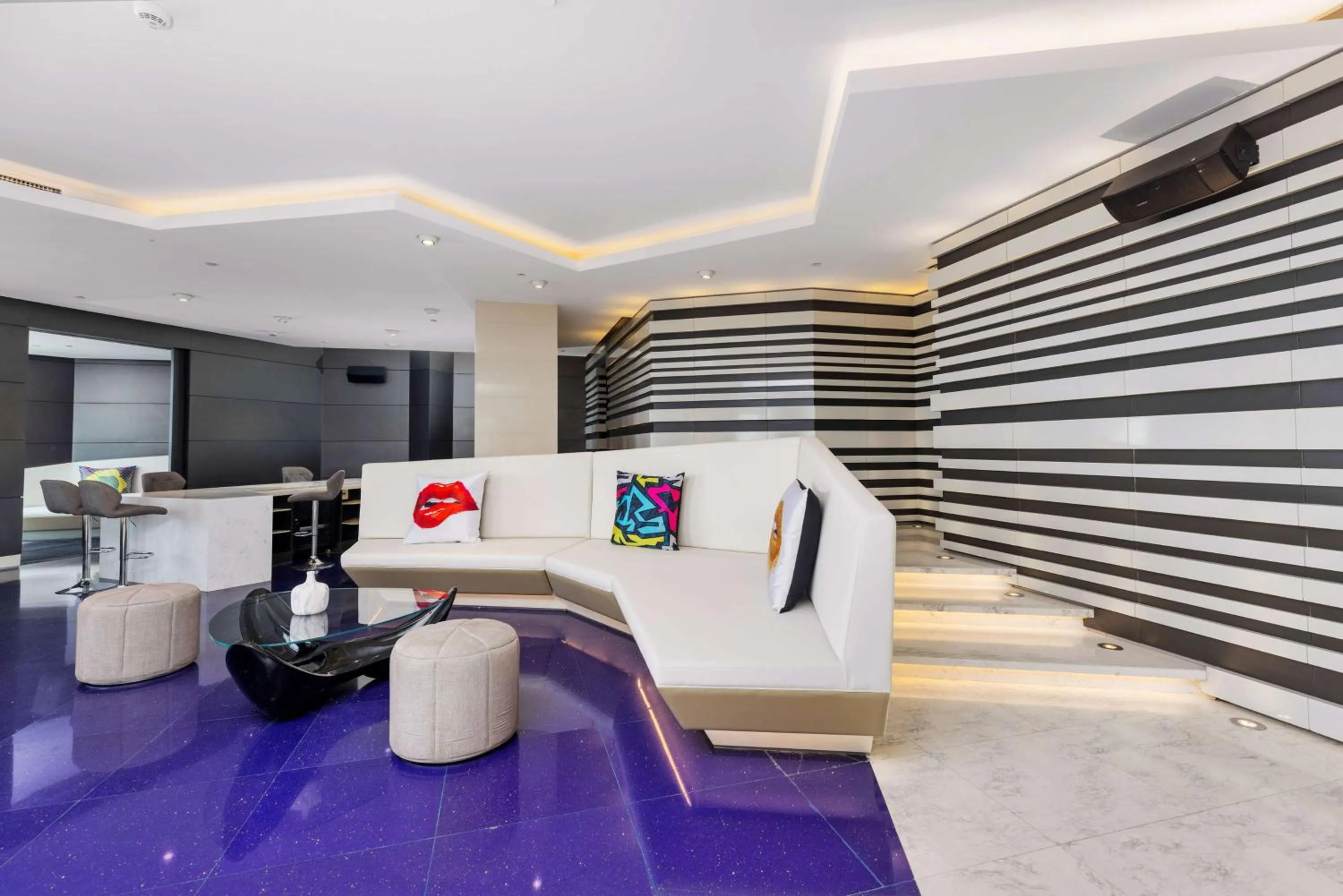 Living room in V Hotel Dubai, Curio Collection by Hilton