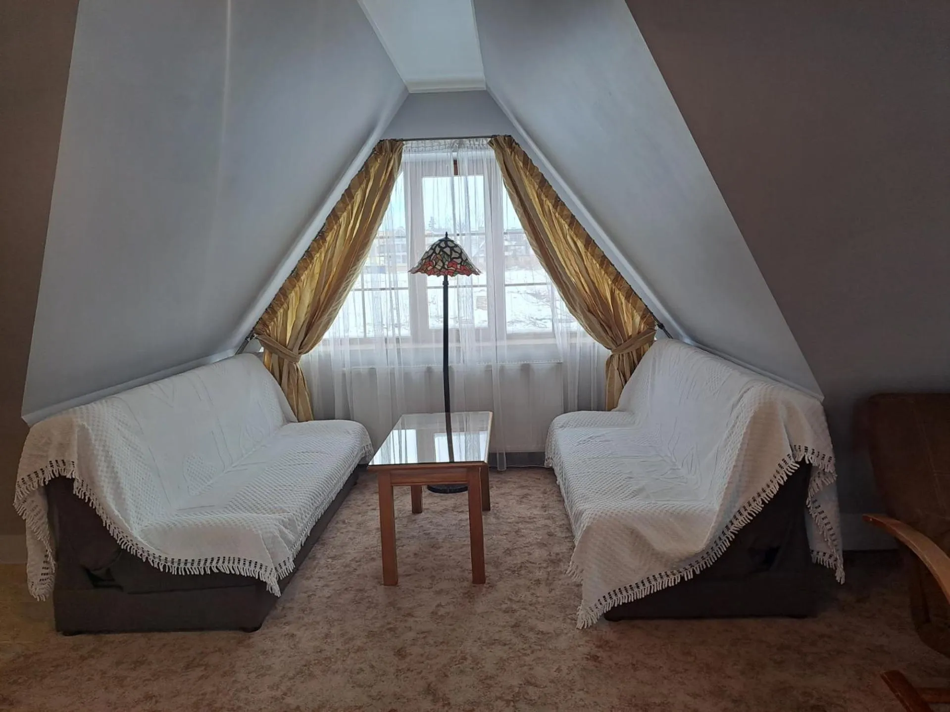 Living room, Bed in Willa Wisienka