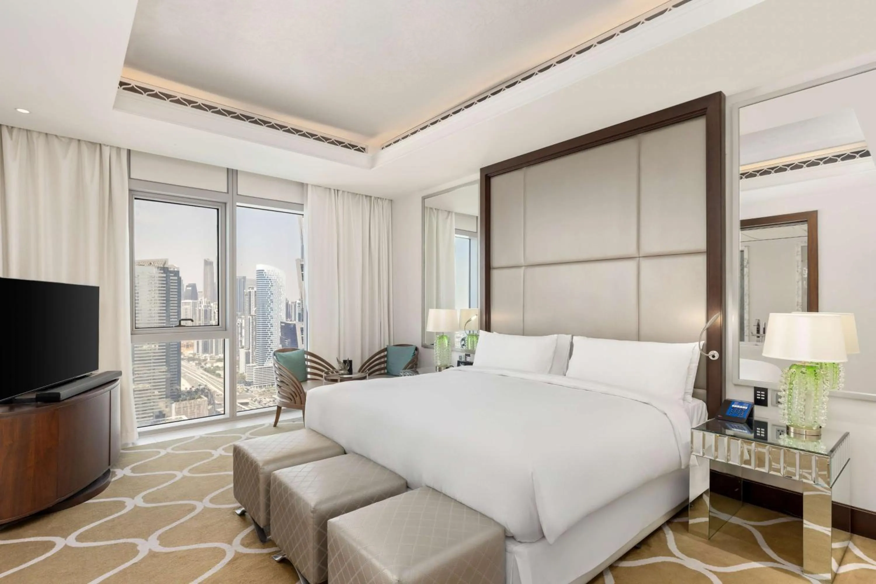 Bed in Hilton Dubai Al Habtoor City