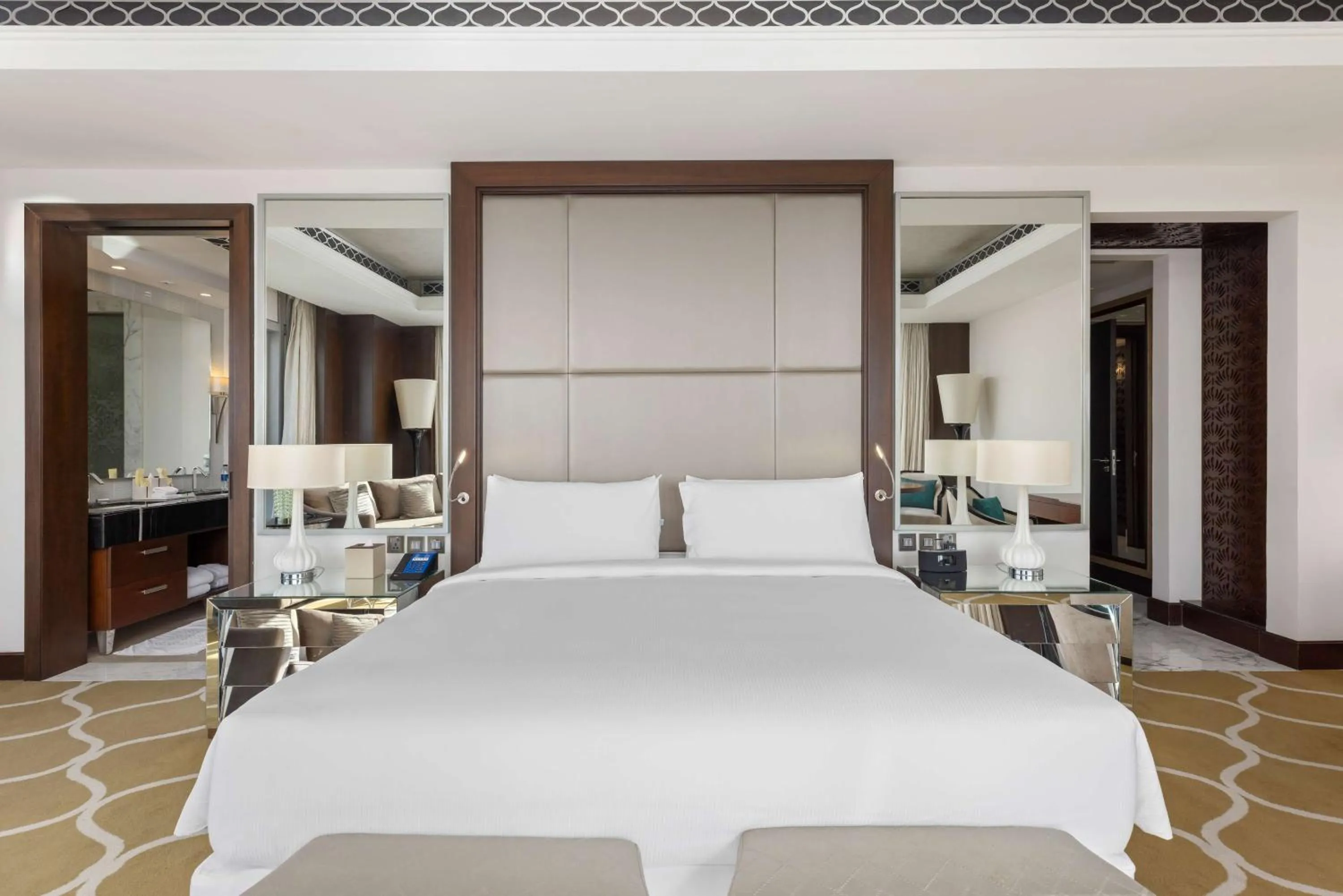 Bed in Hilton Dubai Al Habtoor City