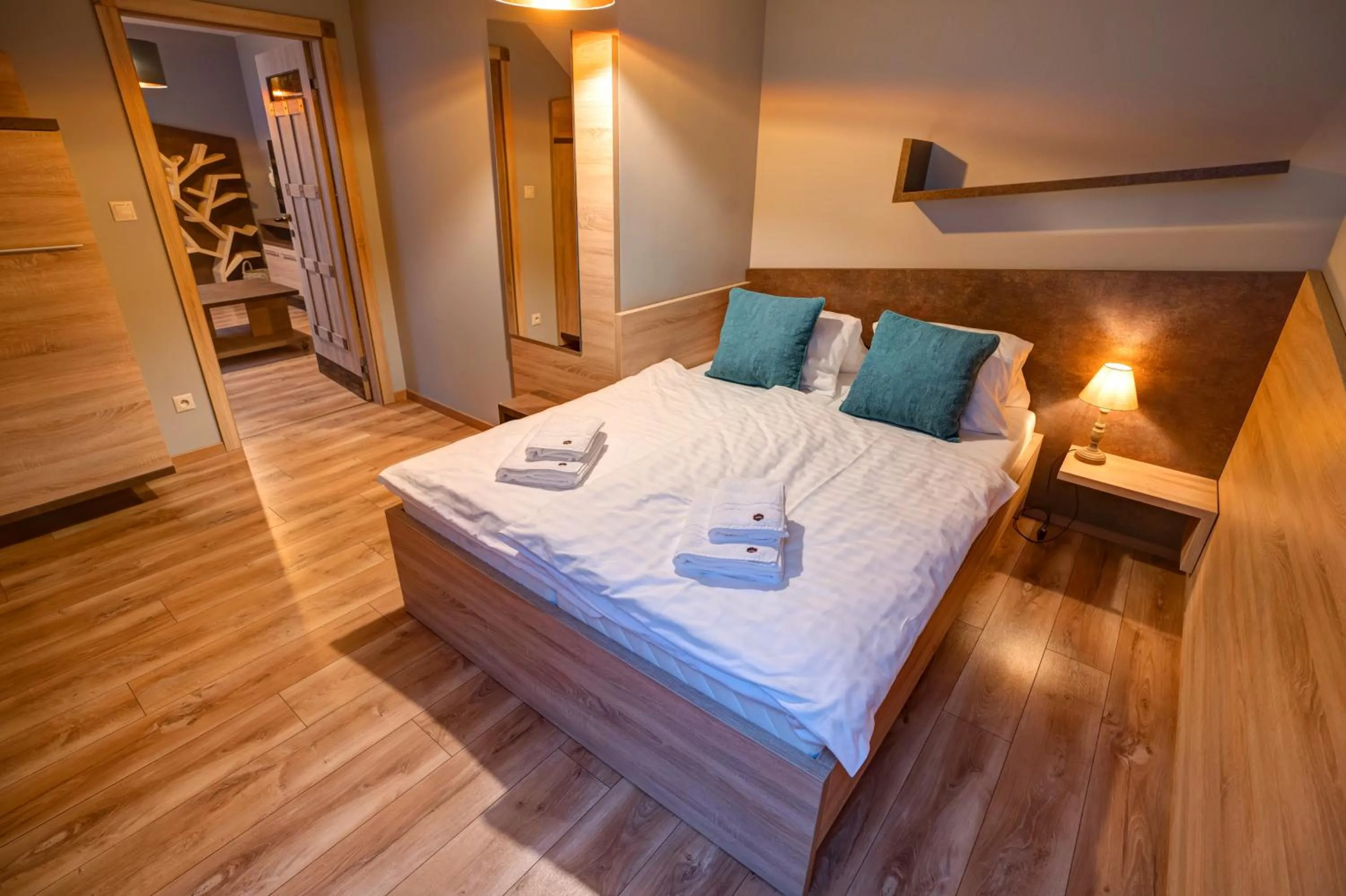 Bedroom, Bed in Apartmány Tri Studničky