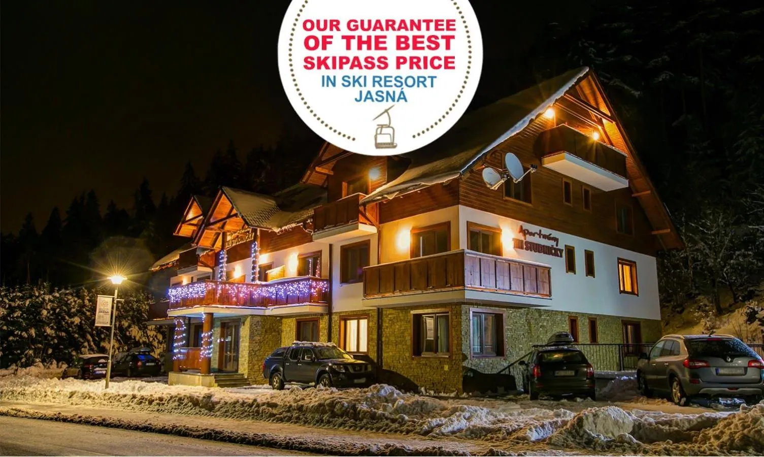 Property building in Apartmány Tri Studničky