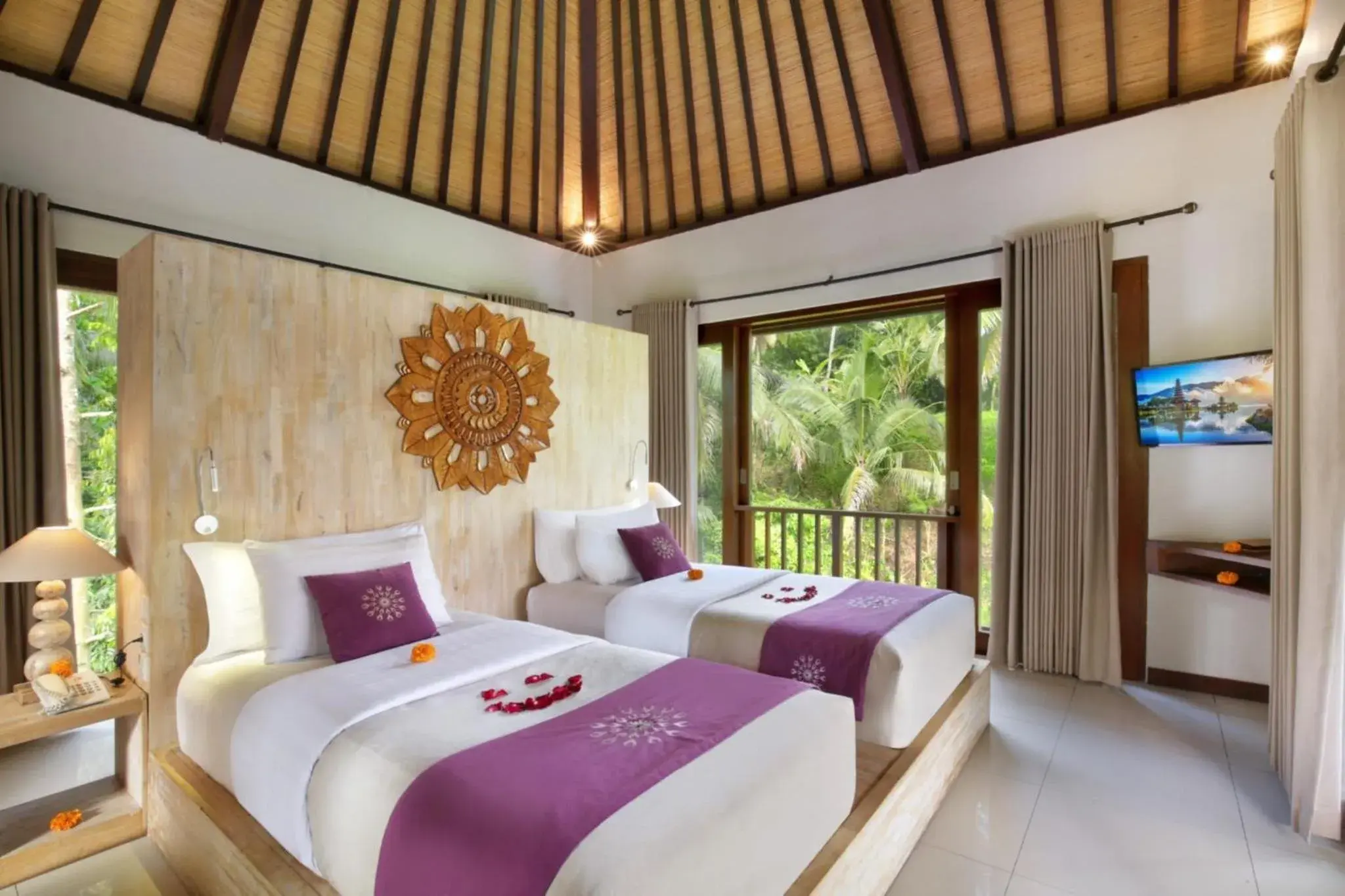 Bedroom, Bed in Dedary Resort & Spa Ubud by Ini Vie Hospitality Bedroom, Bed in Dedary Resort & Spa Ubud by Ini Vie Hospitality