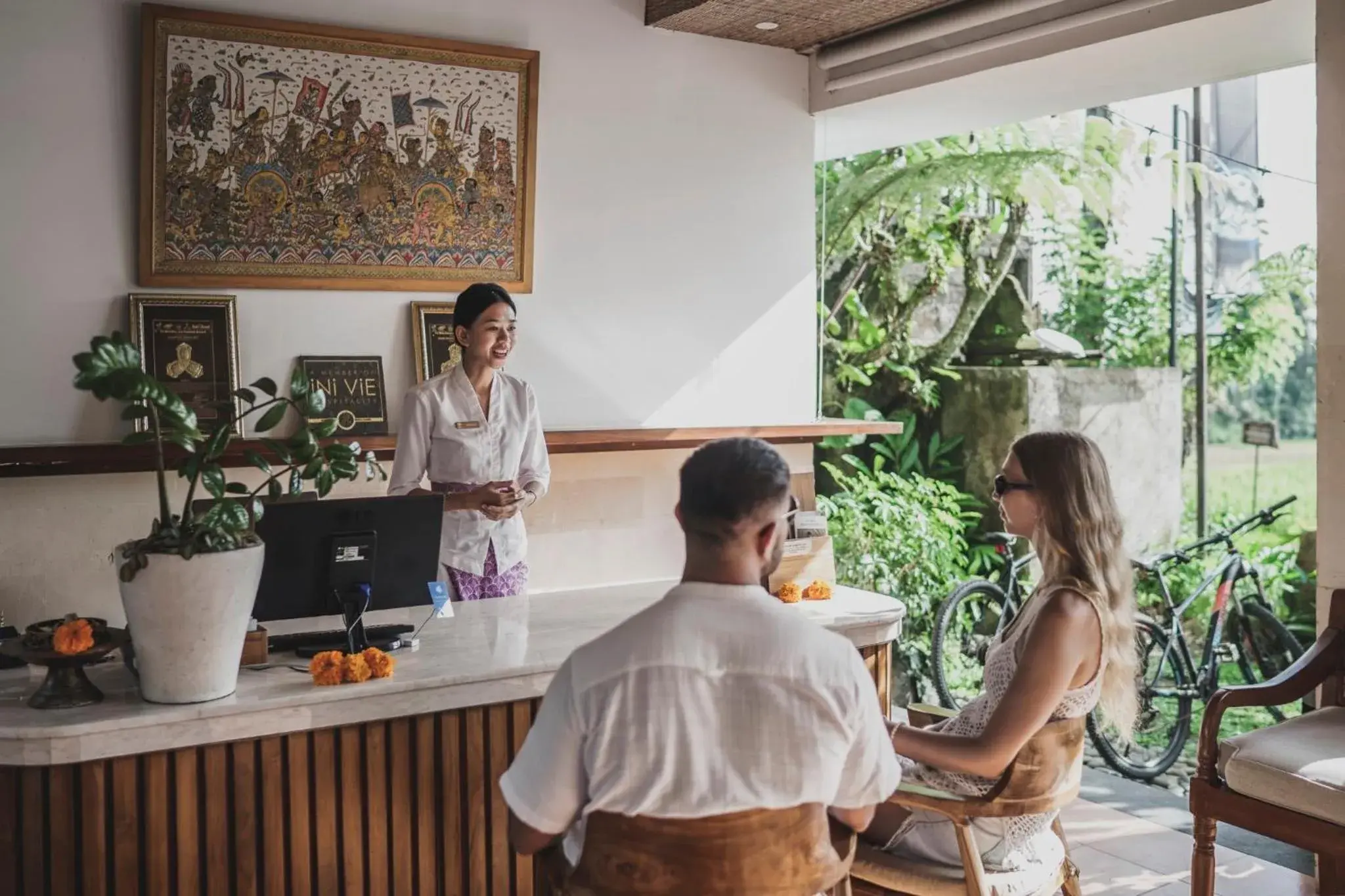 Lobby or reception in Dedary Resort & Spa Ubud by Ini Vie Hospitality Lobby or reception in Dedary Resort & Spa Ubud by Ini Vie Hospitality