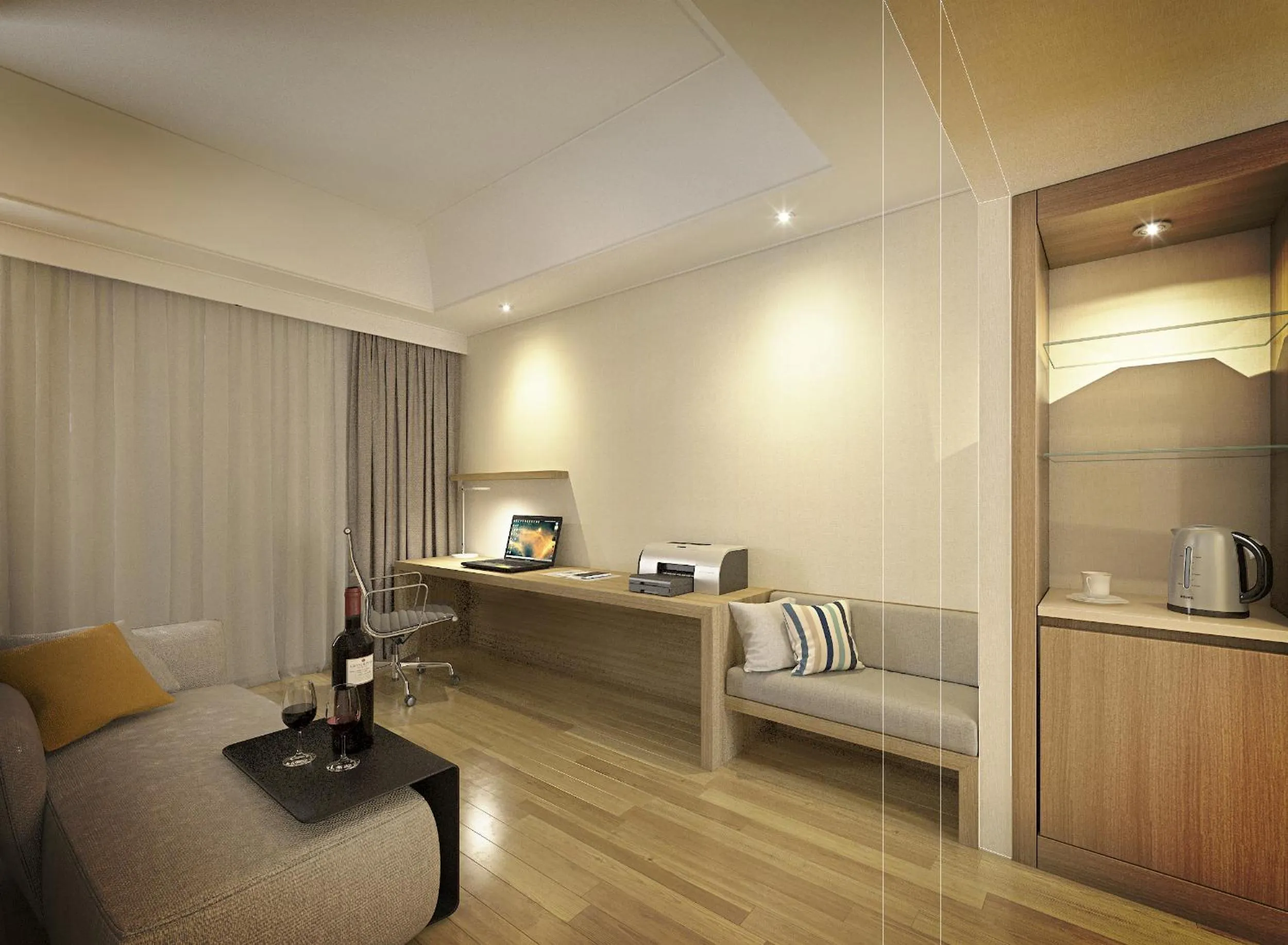 Seating area in Crown Hotel Changwon