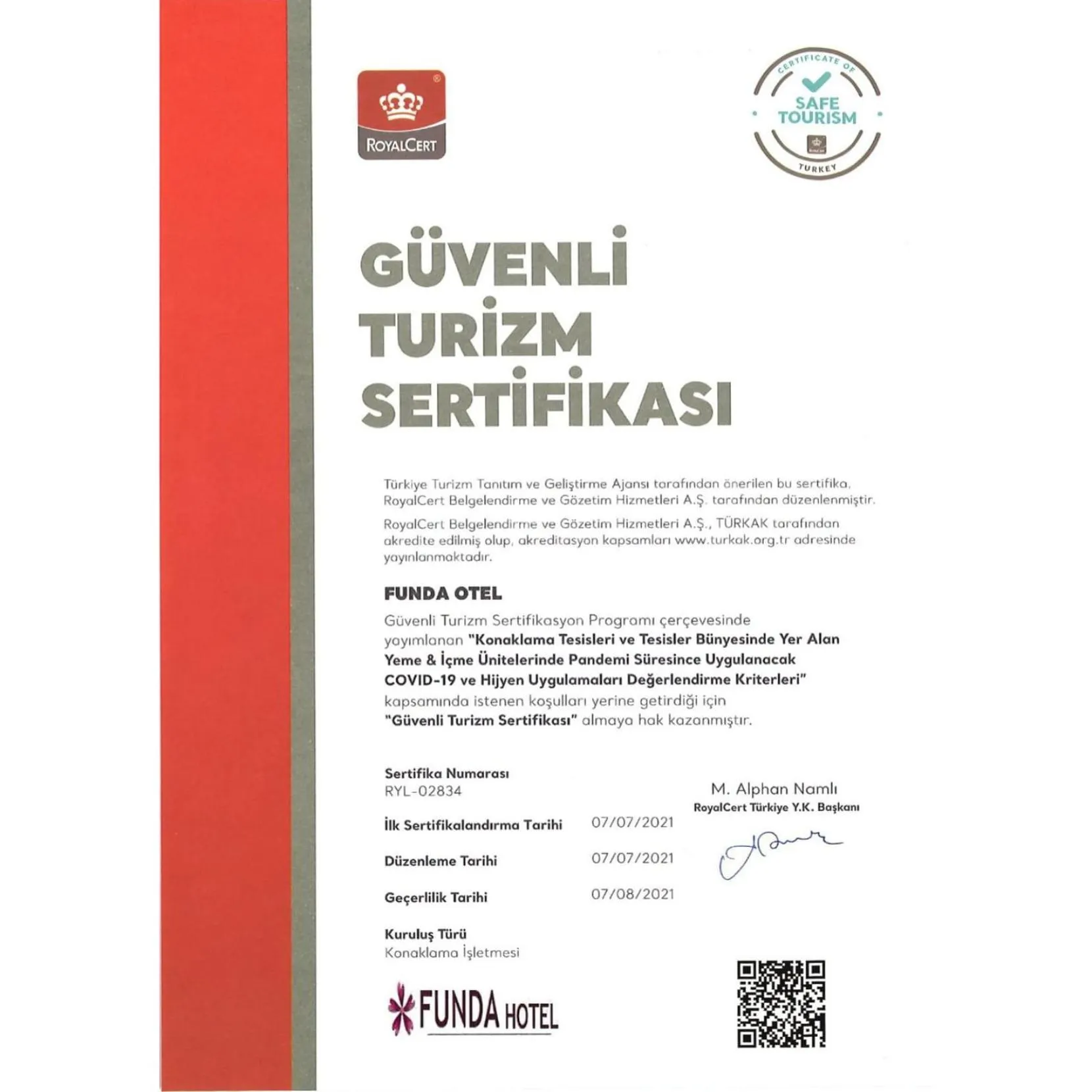 Property building in Funda Hotel