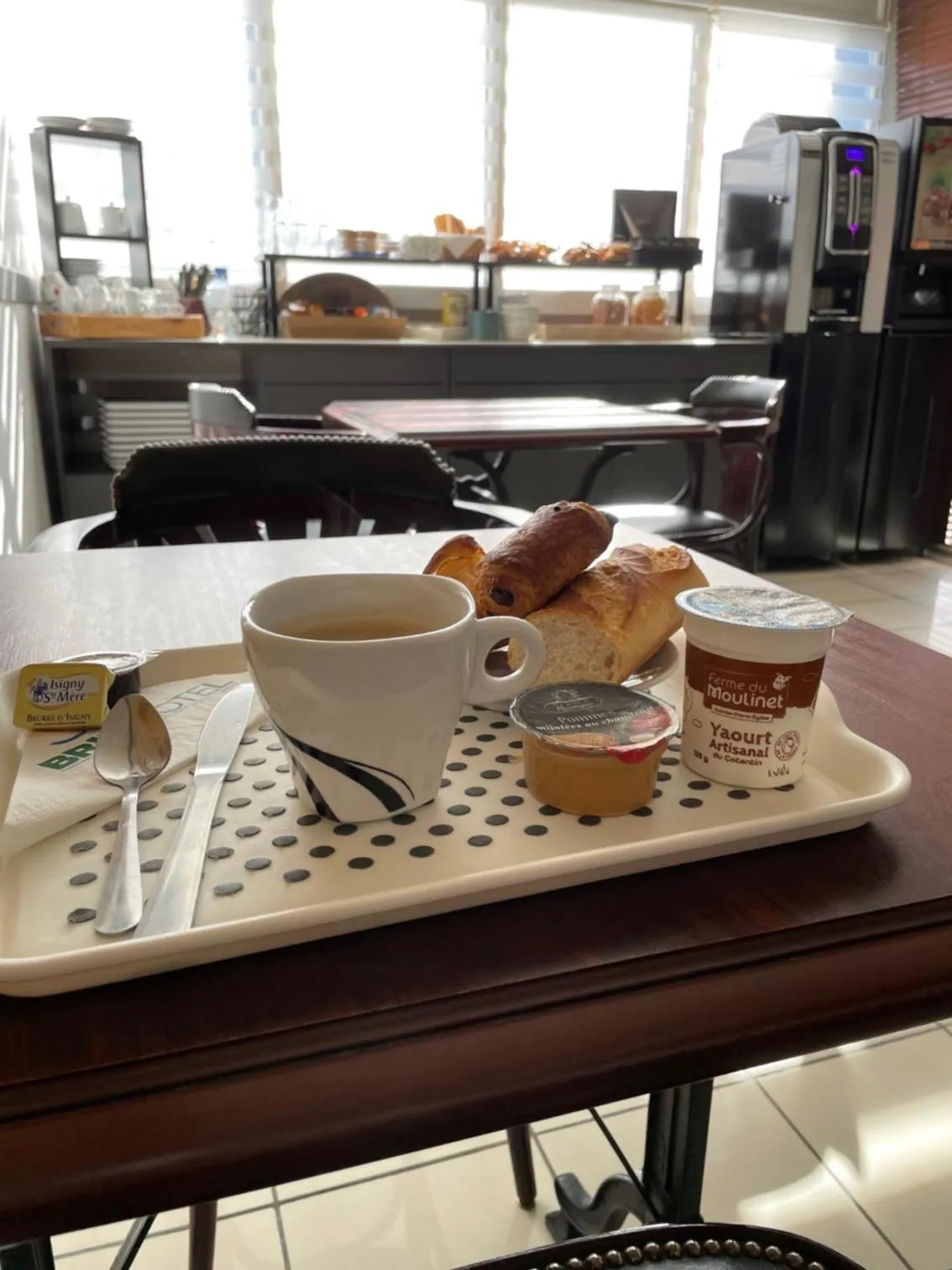 Breakfast in Brit Hotel Cherbourg
