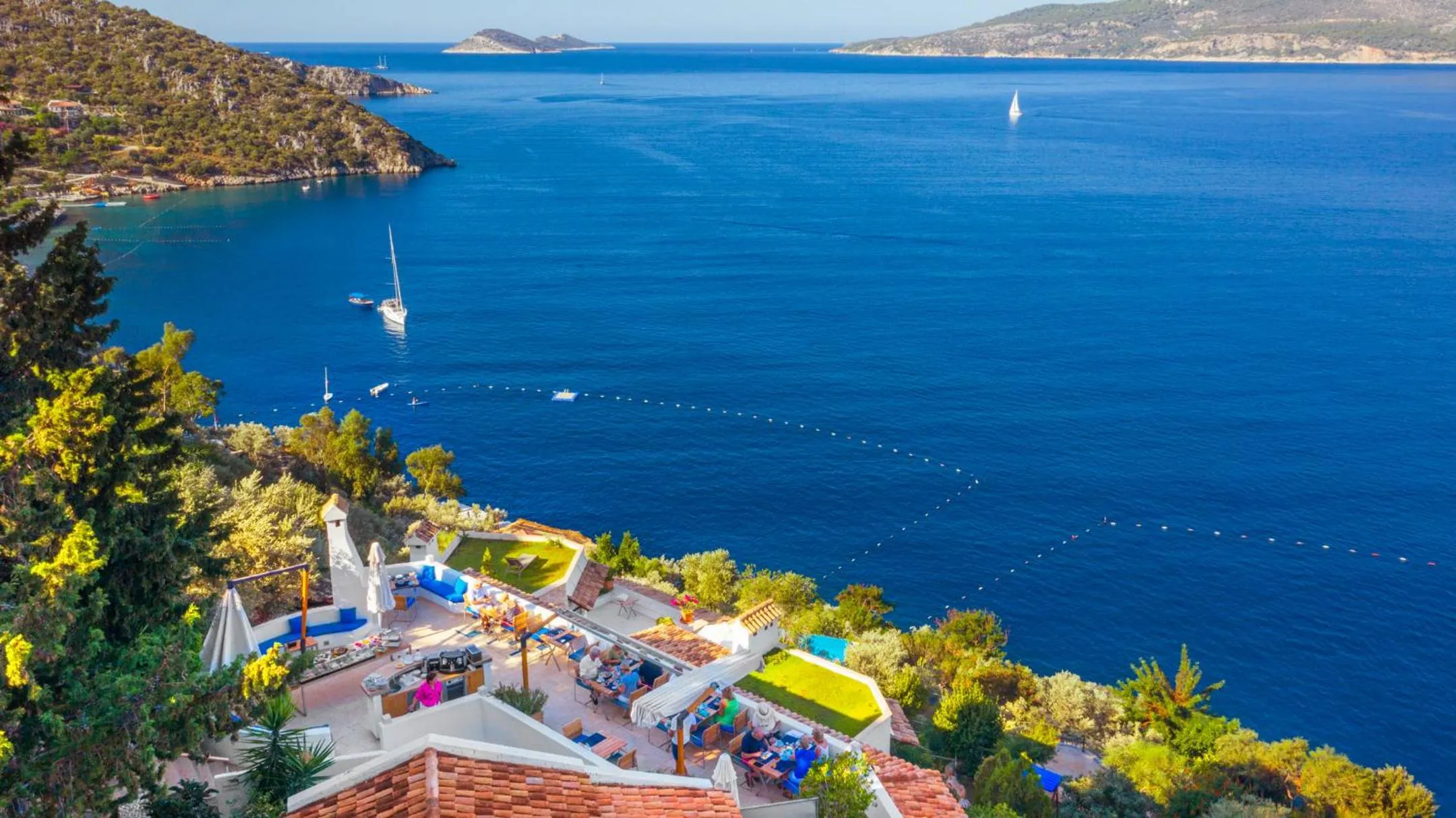 Bird's eye view in Hotel Villa Mahal