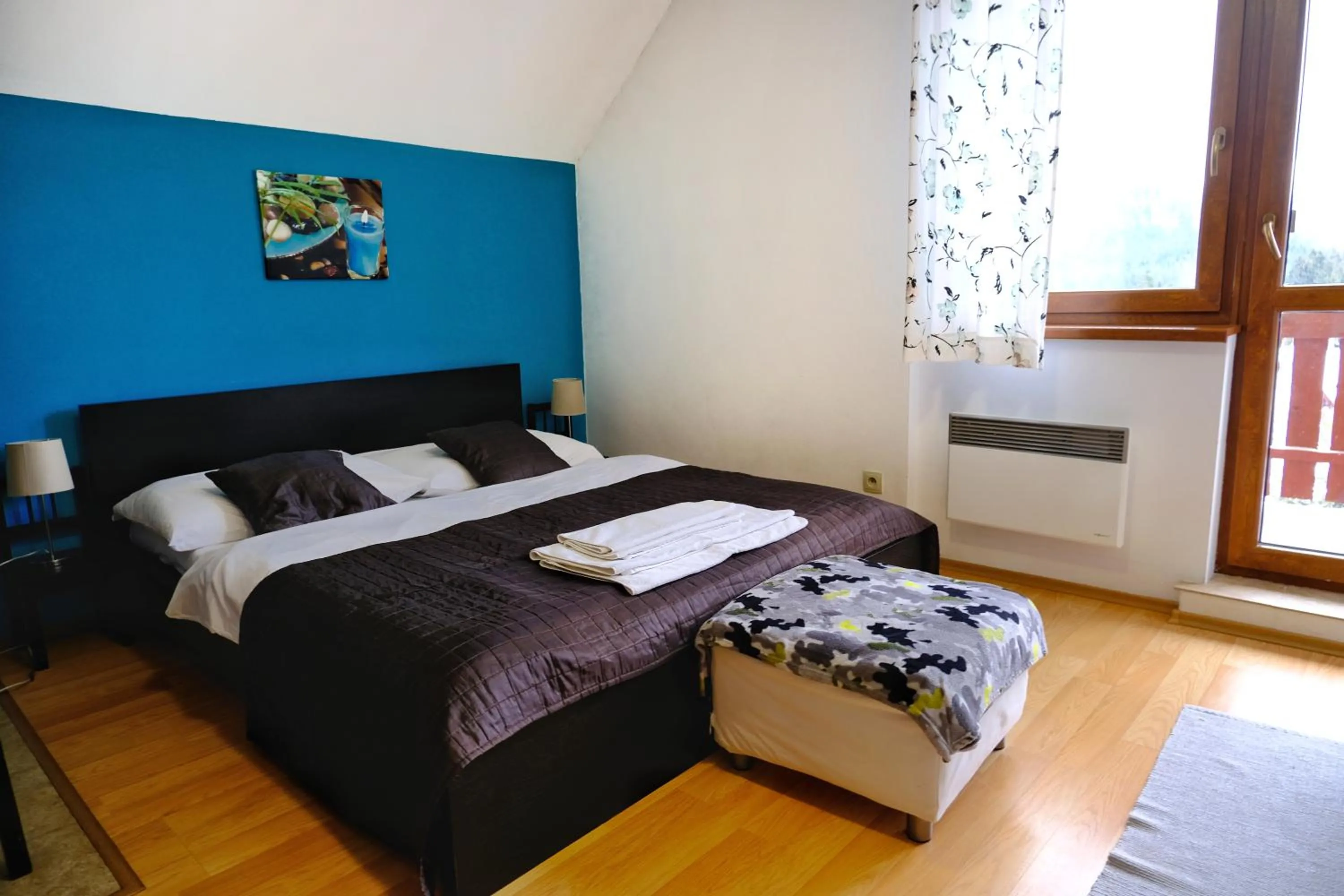 Balcony/Terrace, Bed in Apartmány Margo Sun Kamzík