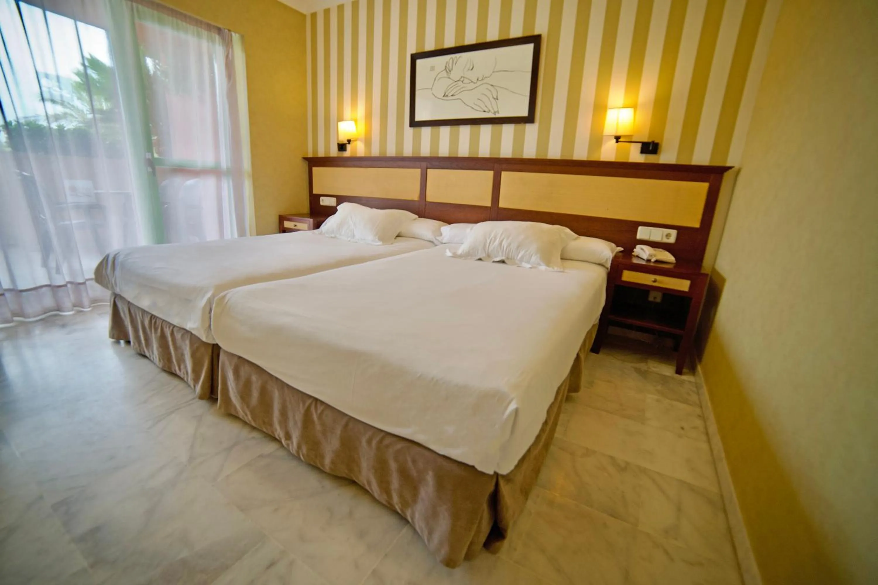 Bed in Holiday World Resort