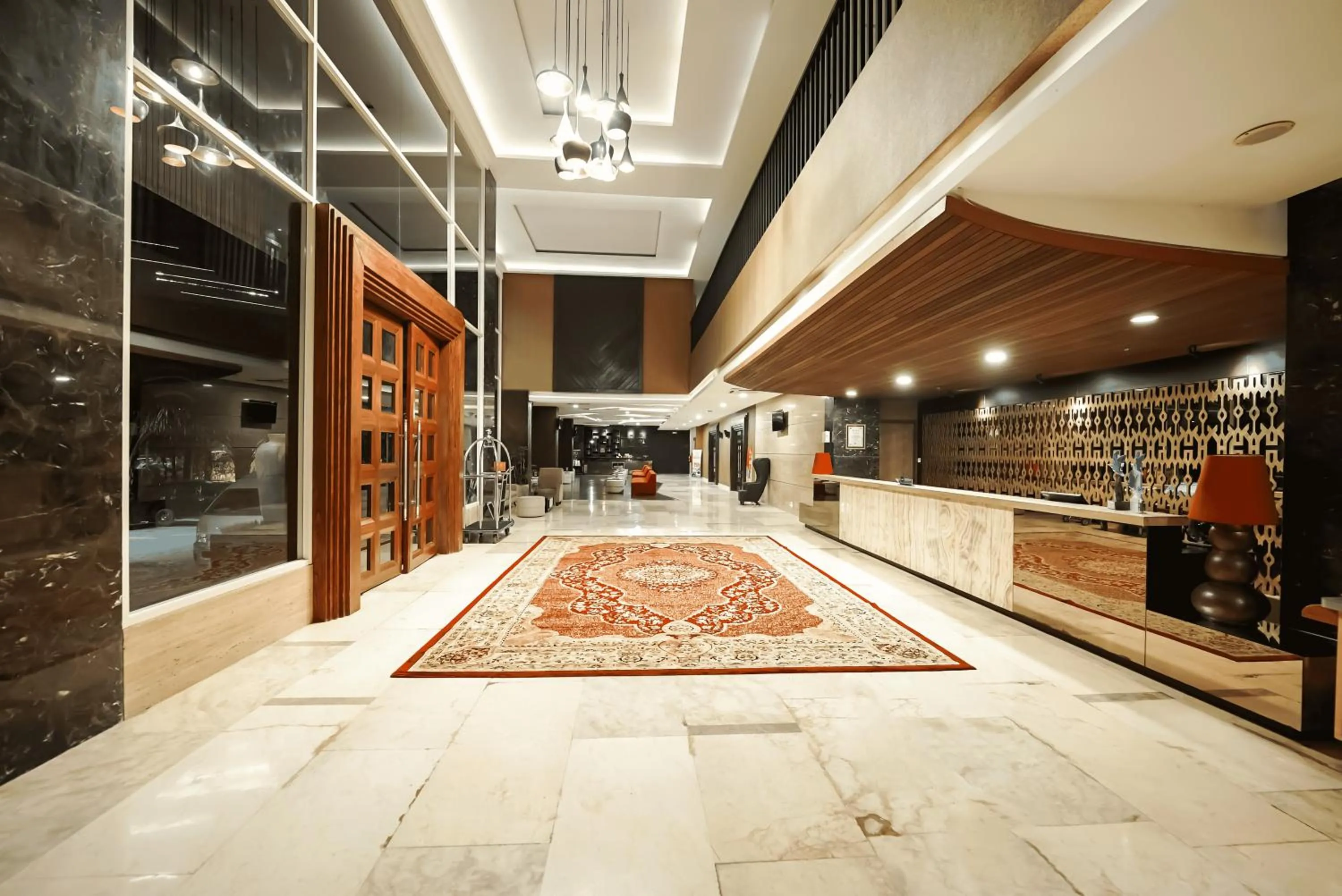 Lobby or reception in Grand Tjokro Hotel Balikpapan